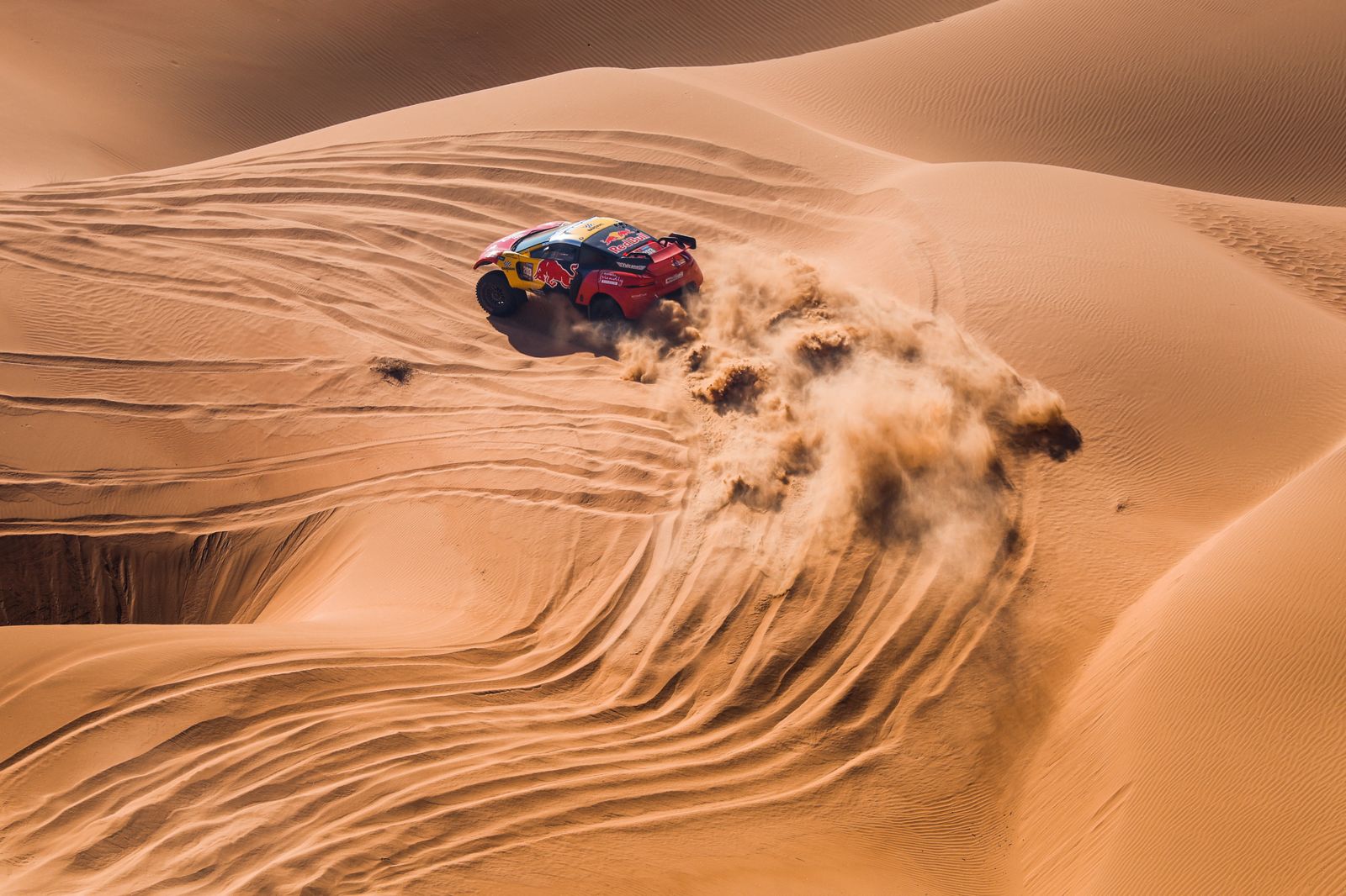 Las mejores fotos del Dakar por las dunas