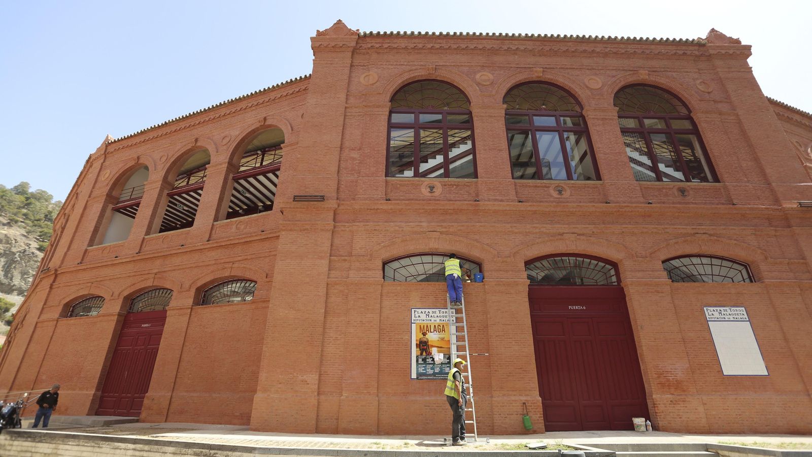 La restaurada Plaza de Toros de La Malagueta.