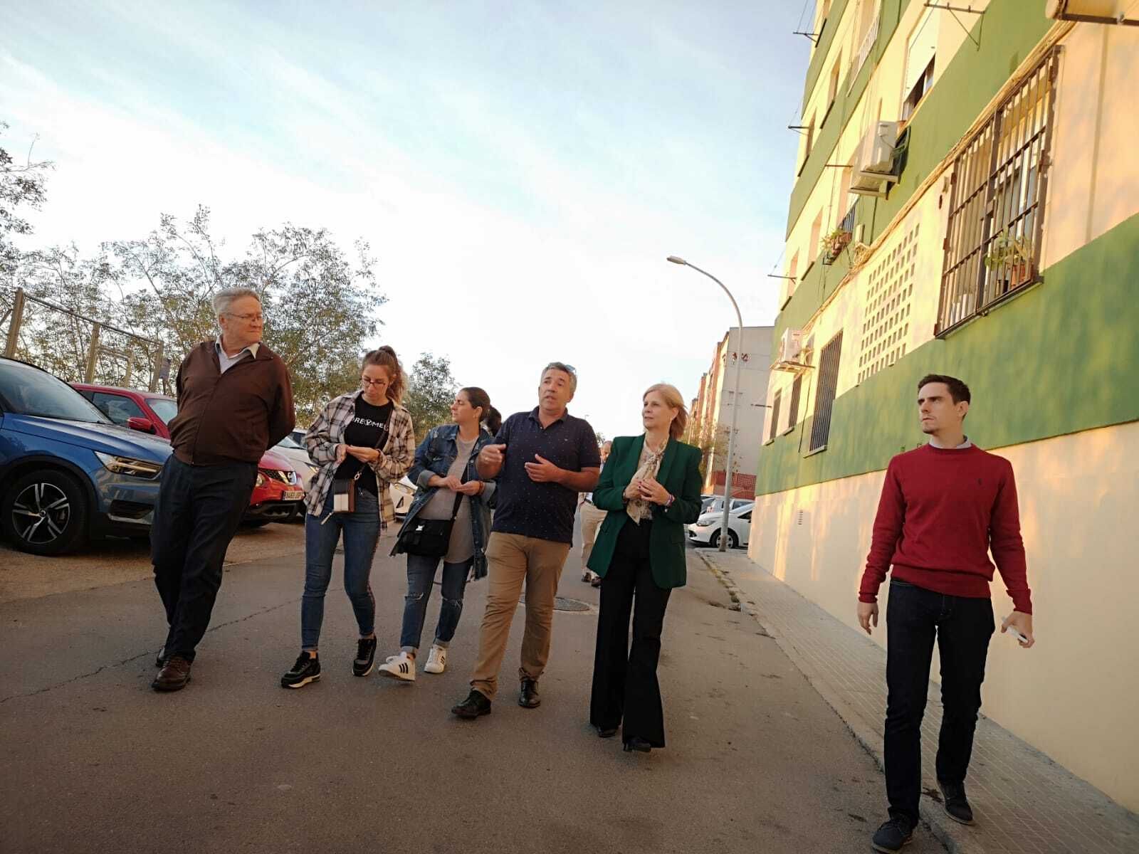 María José García-Pelayo, en su visita a Picadueña Baja.