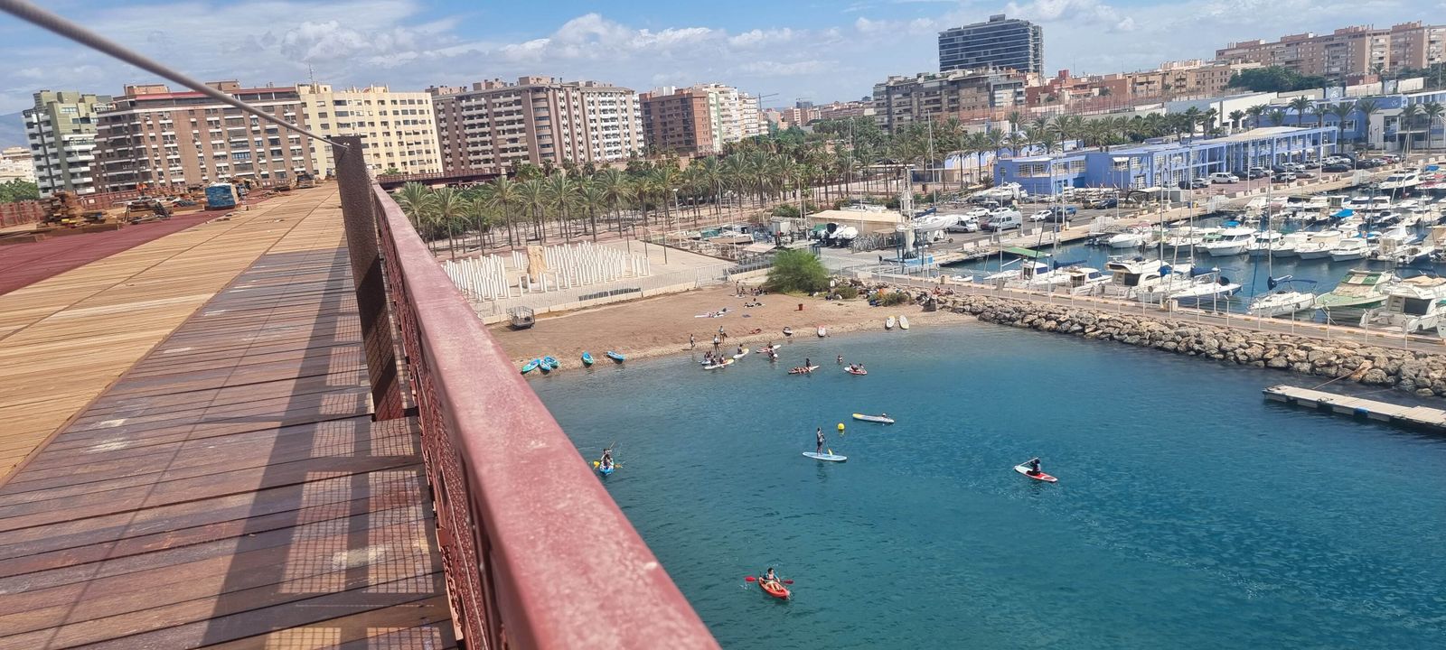 Finaliza la segunda fase de obras de restauración del Cable Inglés, que brinda un mirador a la ciudad