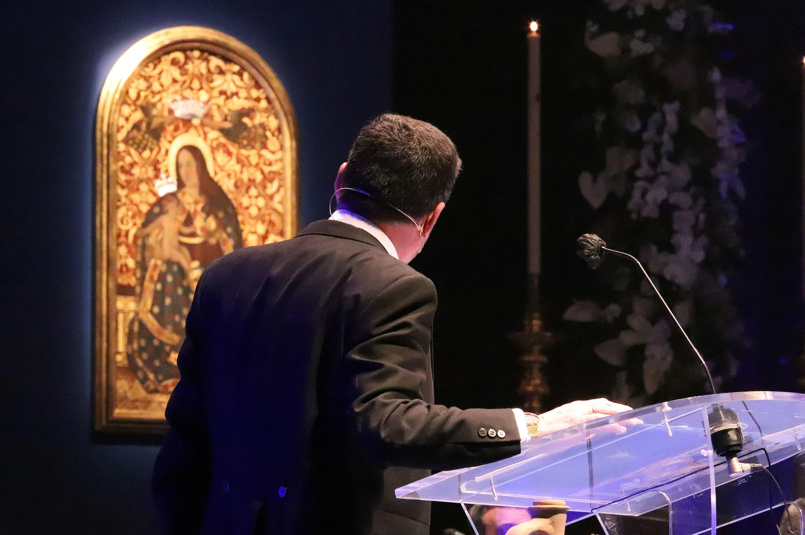 Imágenes del Pregón de la Semana Santa de Huelva 2021 de Eduardo Sugrañes