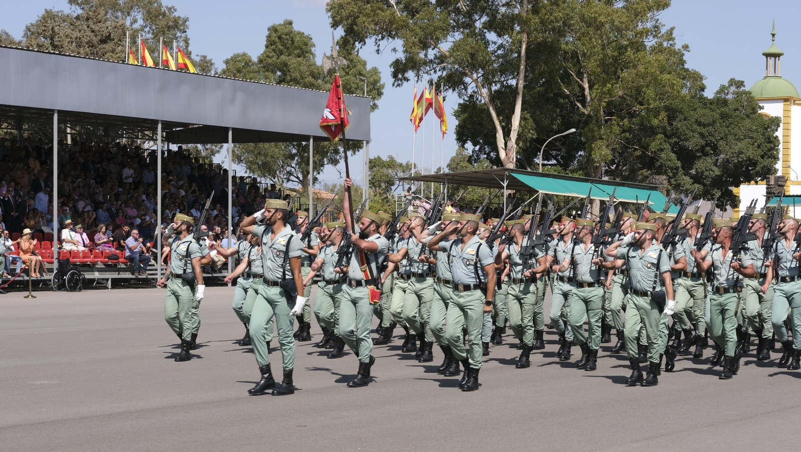 Imágenes del 102 aniversario de La Legión en Almería