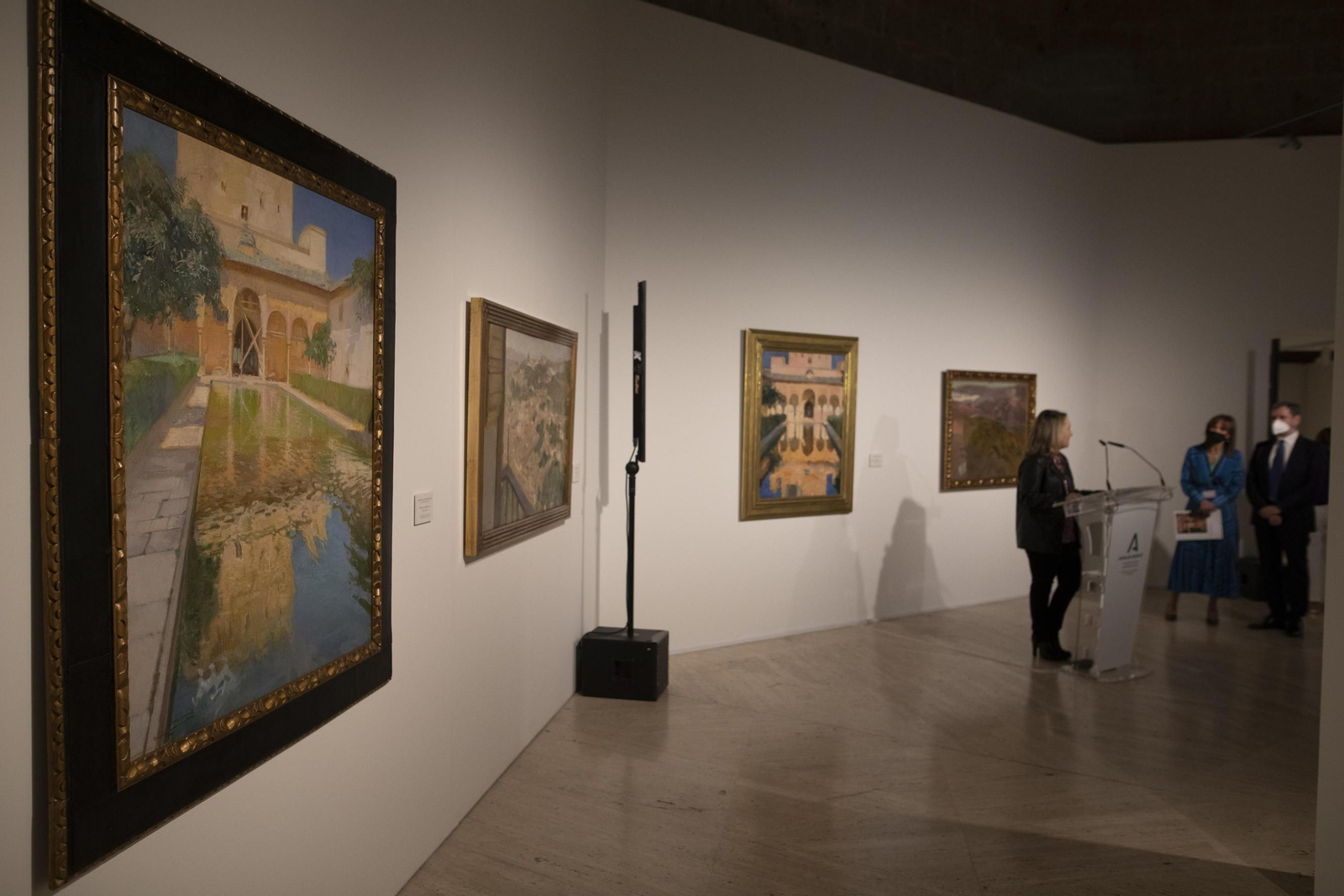 La exposición 'Sobre la Alhambra en el arte moderno', en imágenes