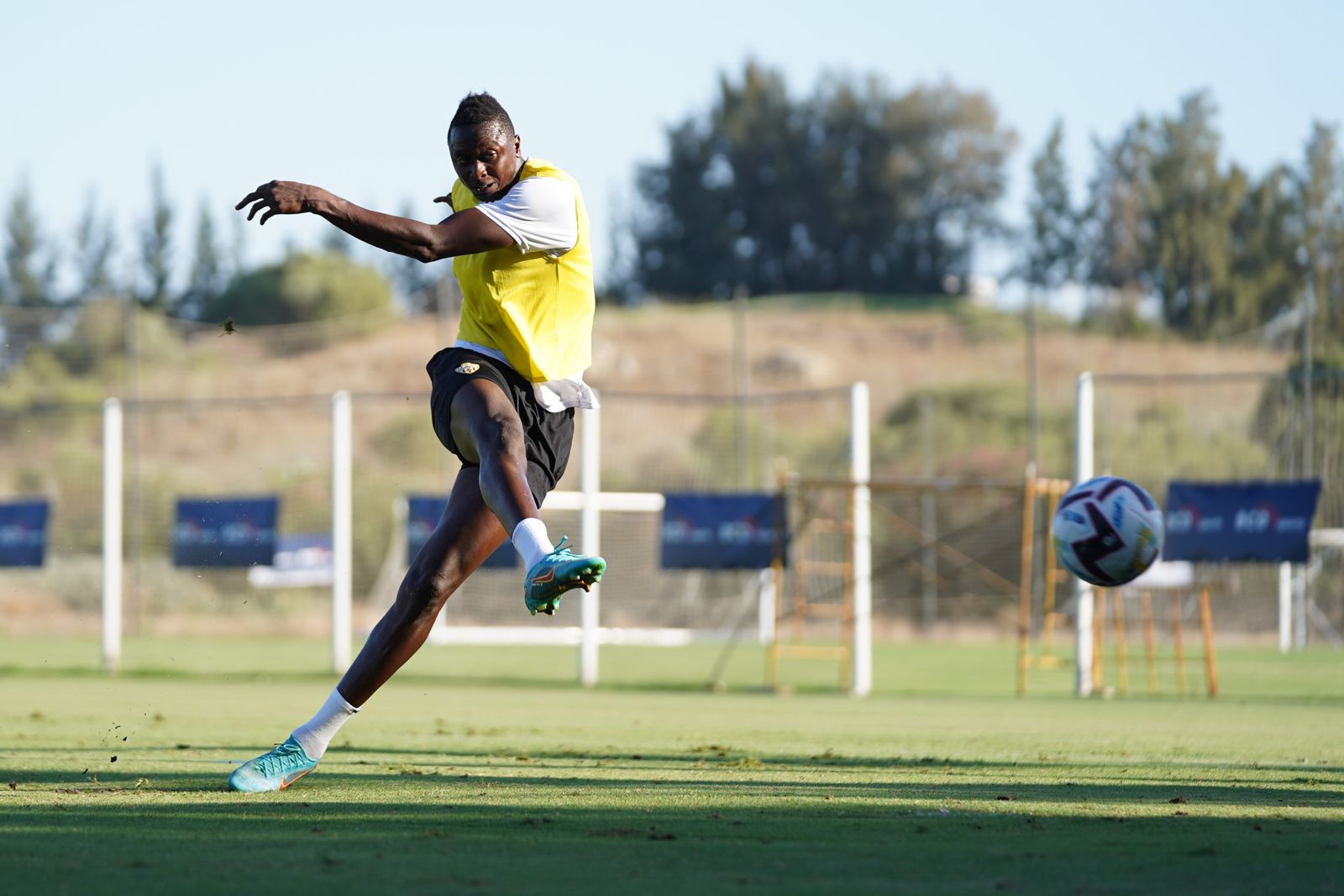 El nigeriano, en el último entrenamiento