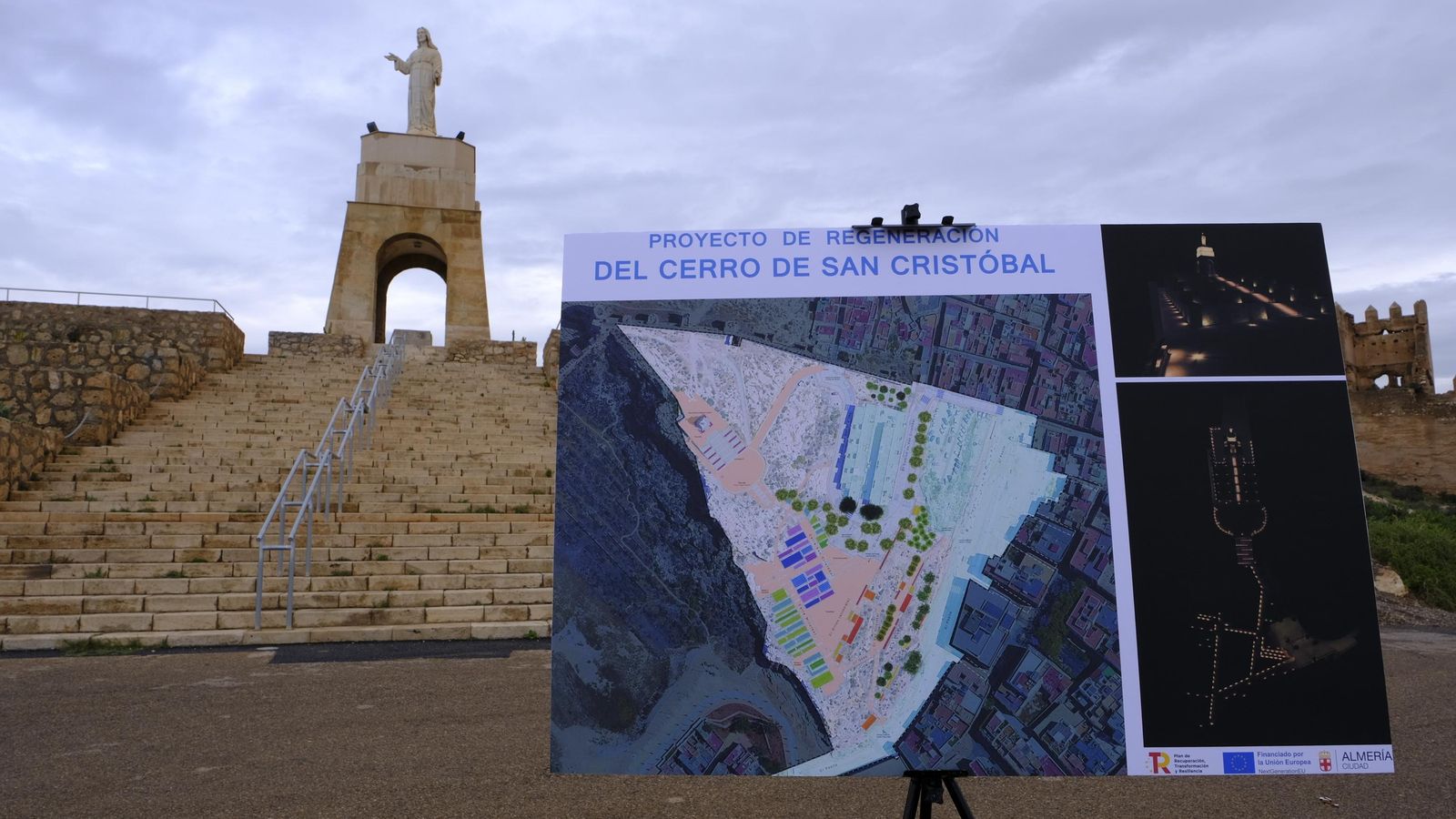 Detalle del plano sobre la zona de actuación