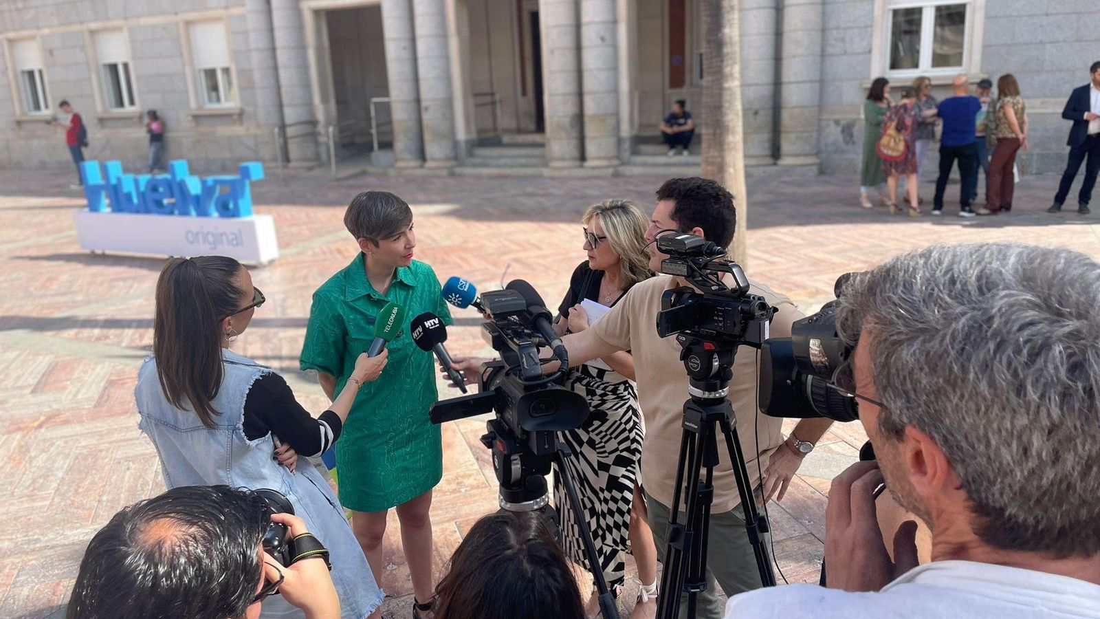 La marca Huelva en el Ayuntamiento.