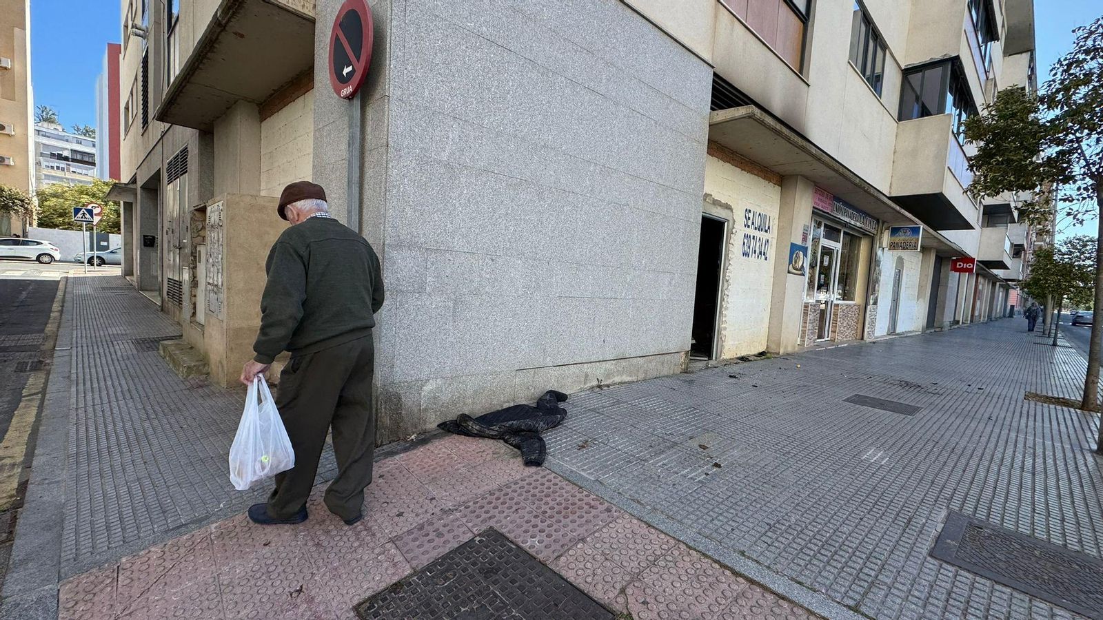 El lugar del incendio este lunes pasado. El lugar del incendio este lunes pasado.