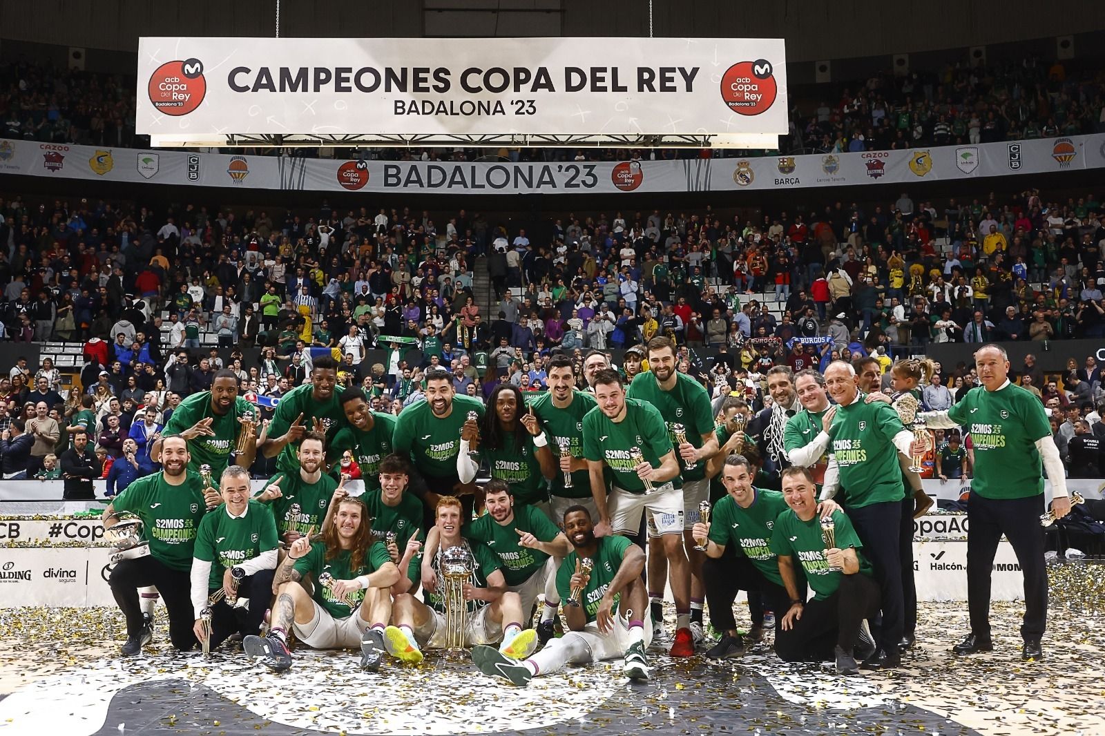 La celebración del Unicaja como campeón de la Copa del Rey, en imágenes