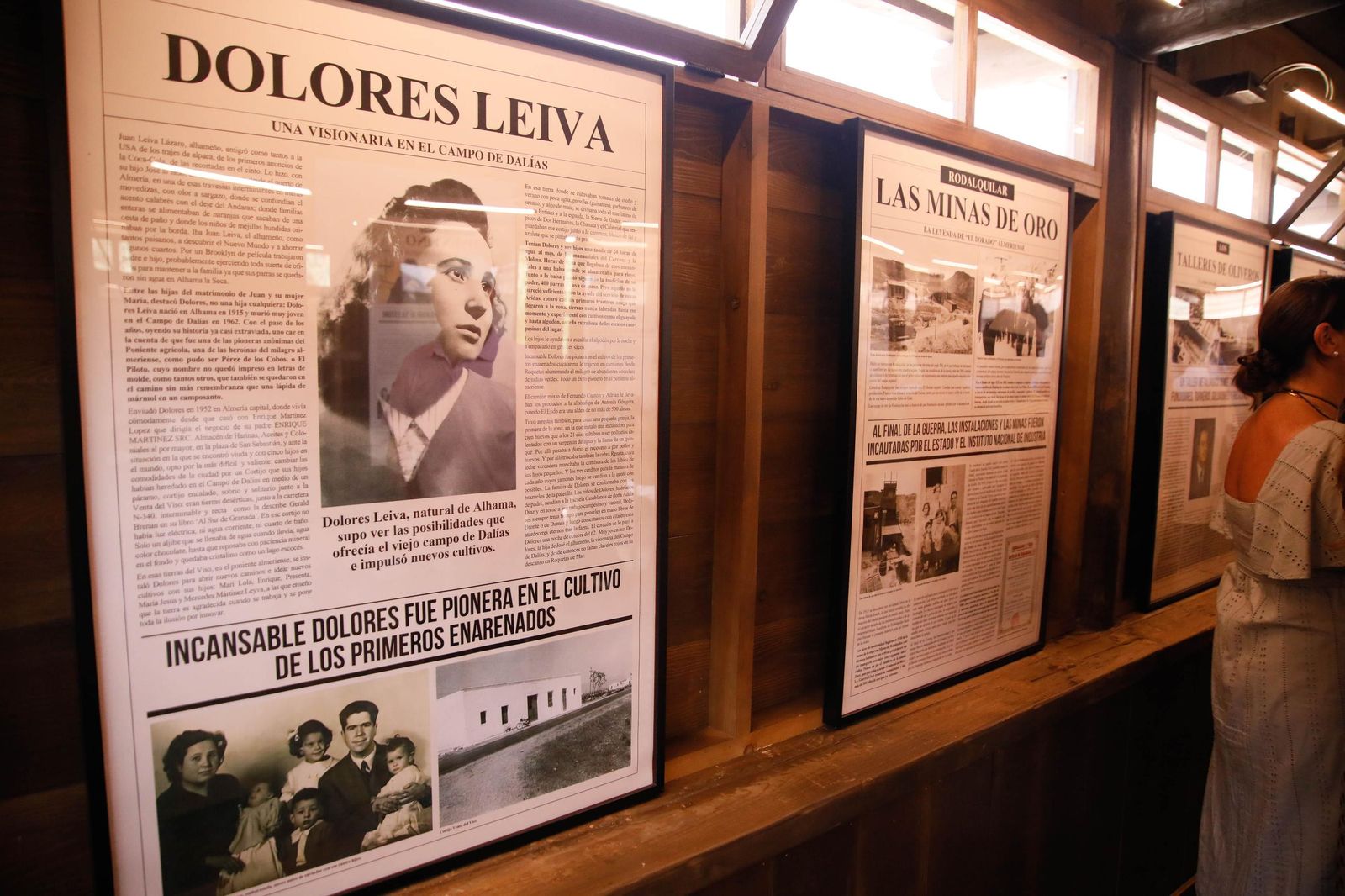 Imágenes del museo a los grandes empresarios y familias históricas de Almería