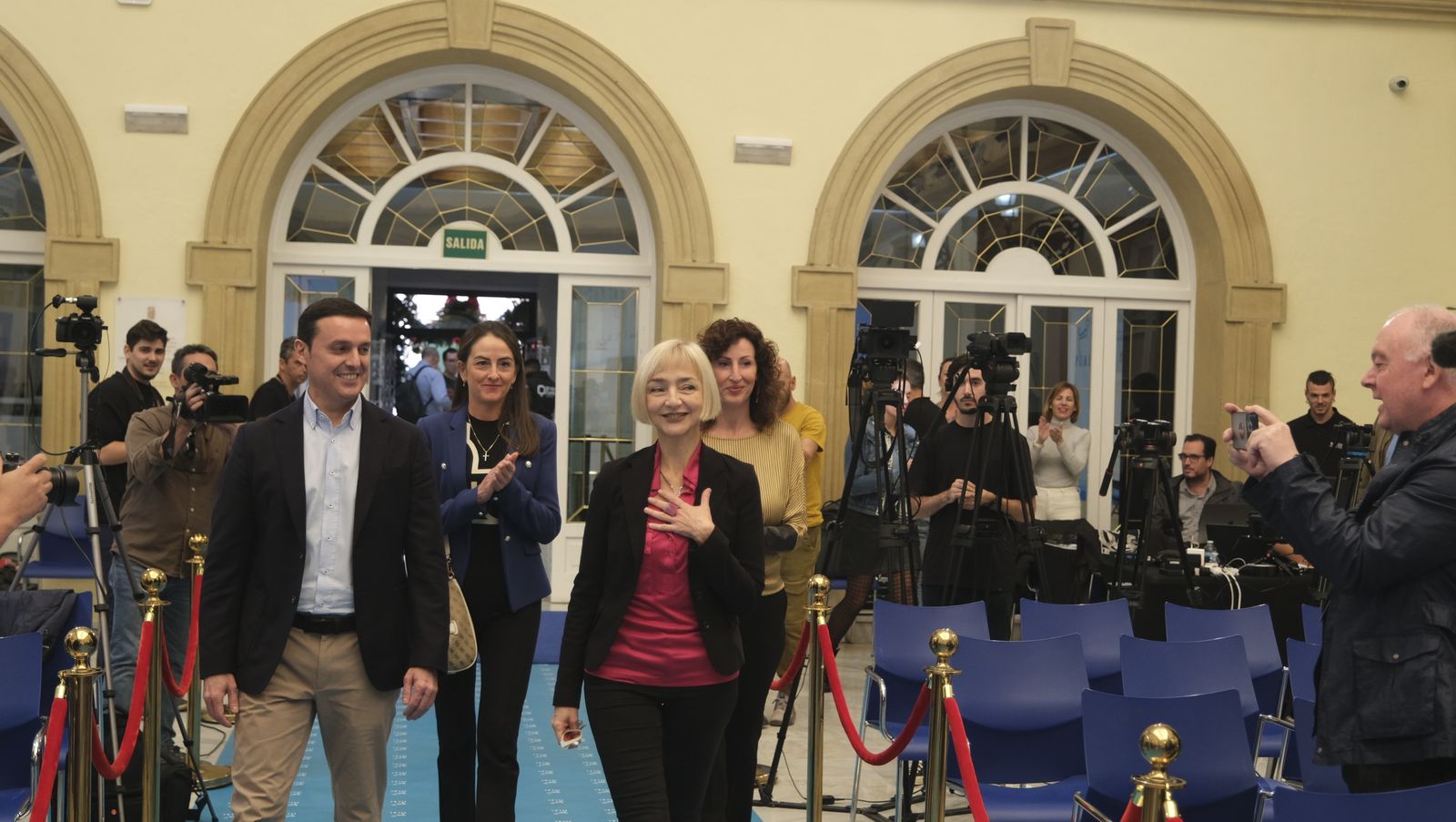 María de Medeiros, estrella del Paseo de la Fama. FICAL 2022