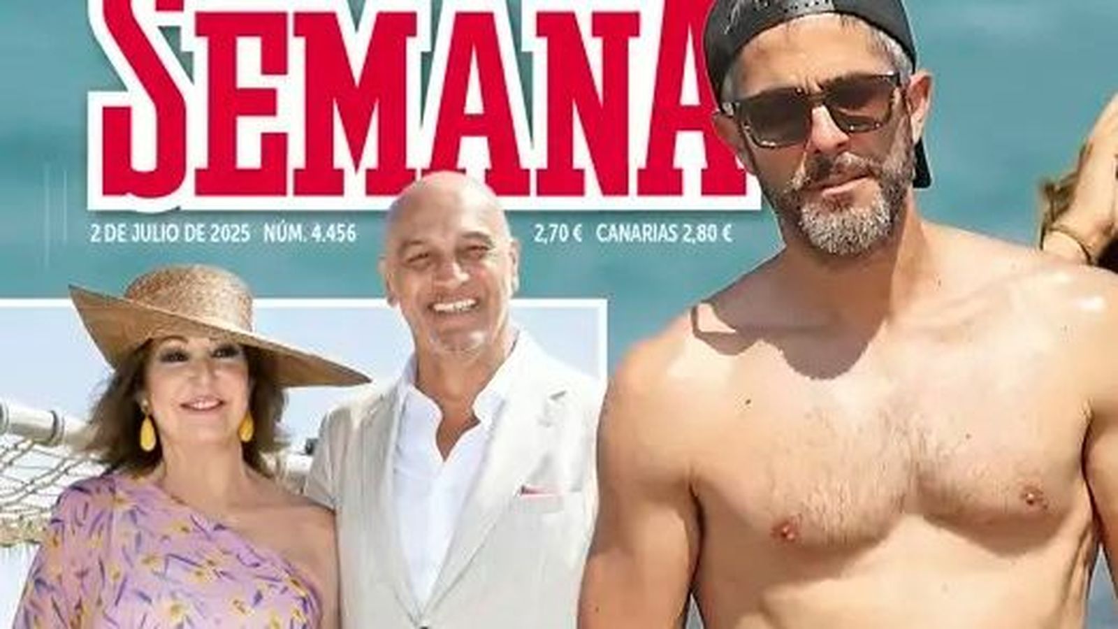 Ana Rosa Quintana y su marido Juan Muñoz en la portada de 'Semana'