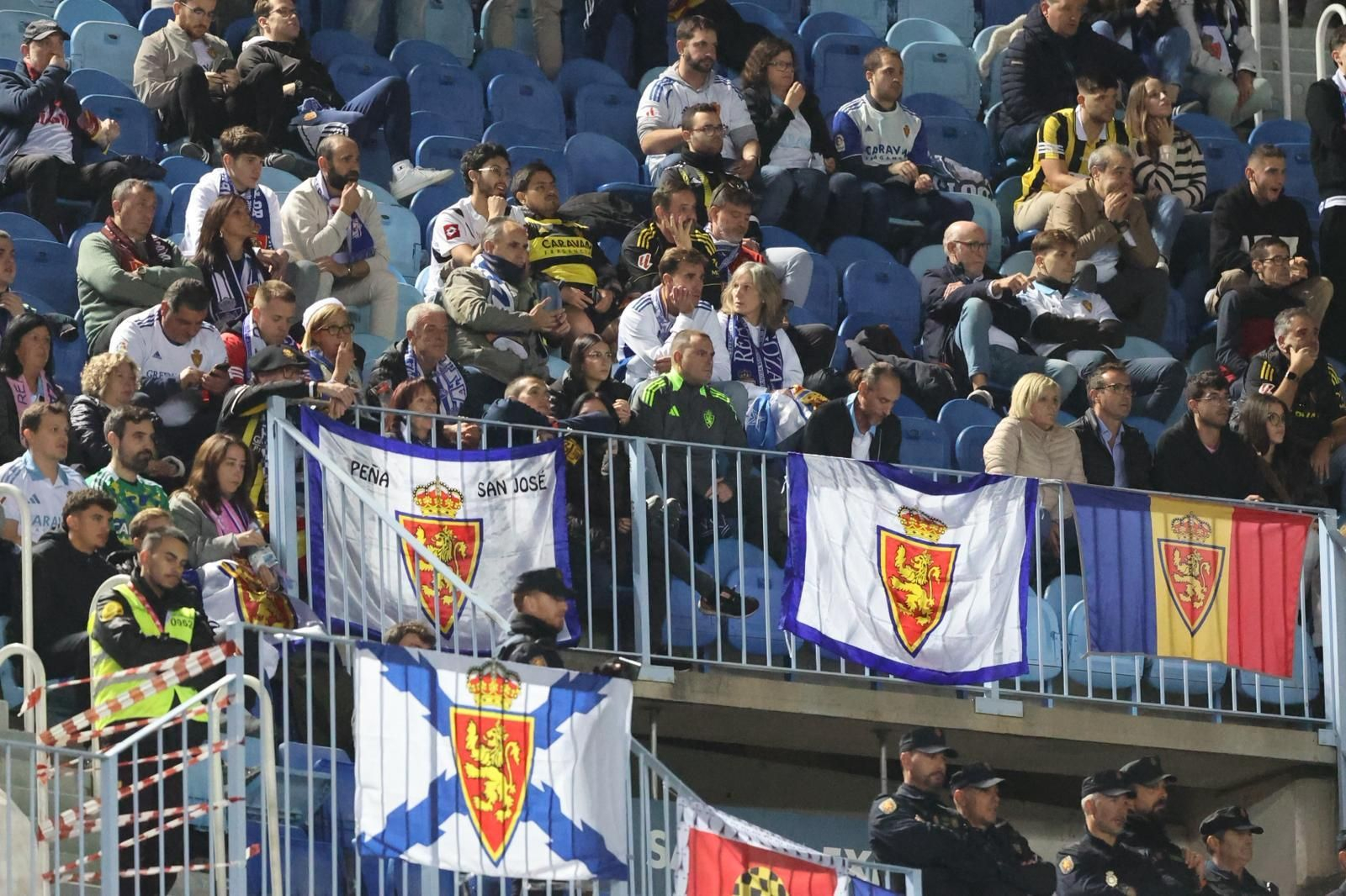 Búscate en las gradas de La Rosaleda en el Málaga CF-Zaragoza