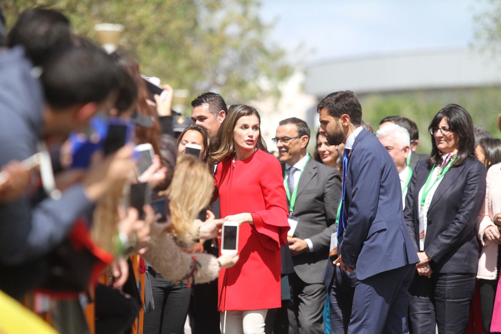 Imágenes de la visita de la reina Letizia a Huelva