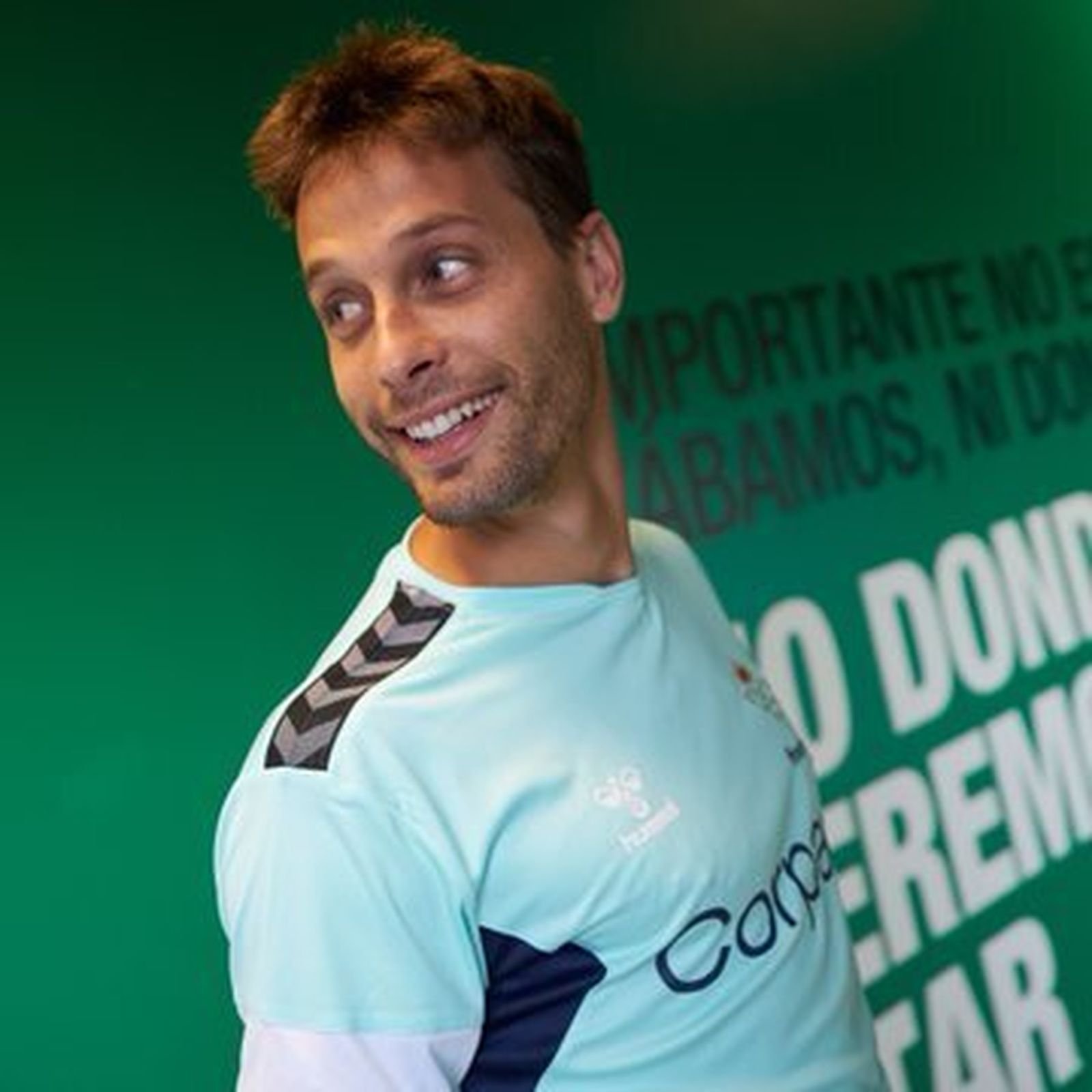 Canales, ayer en la ciudad deportiva pasando las habituales pruebas médicas antes del comienzo de cada pretemporada.