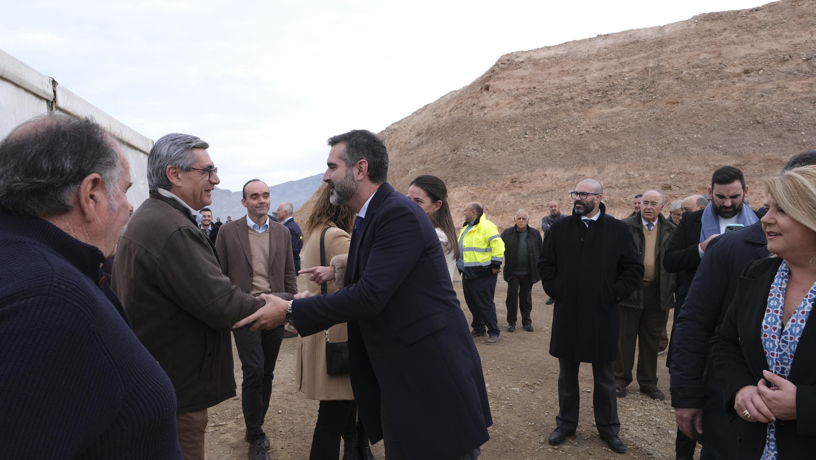 Imágenes de la inauguración de la planta de reciclado de residuos, en Gádor