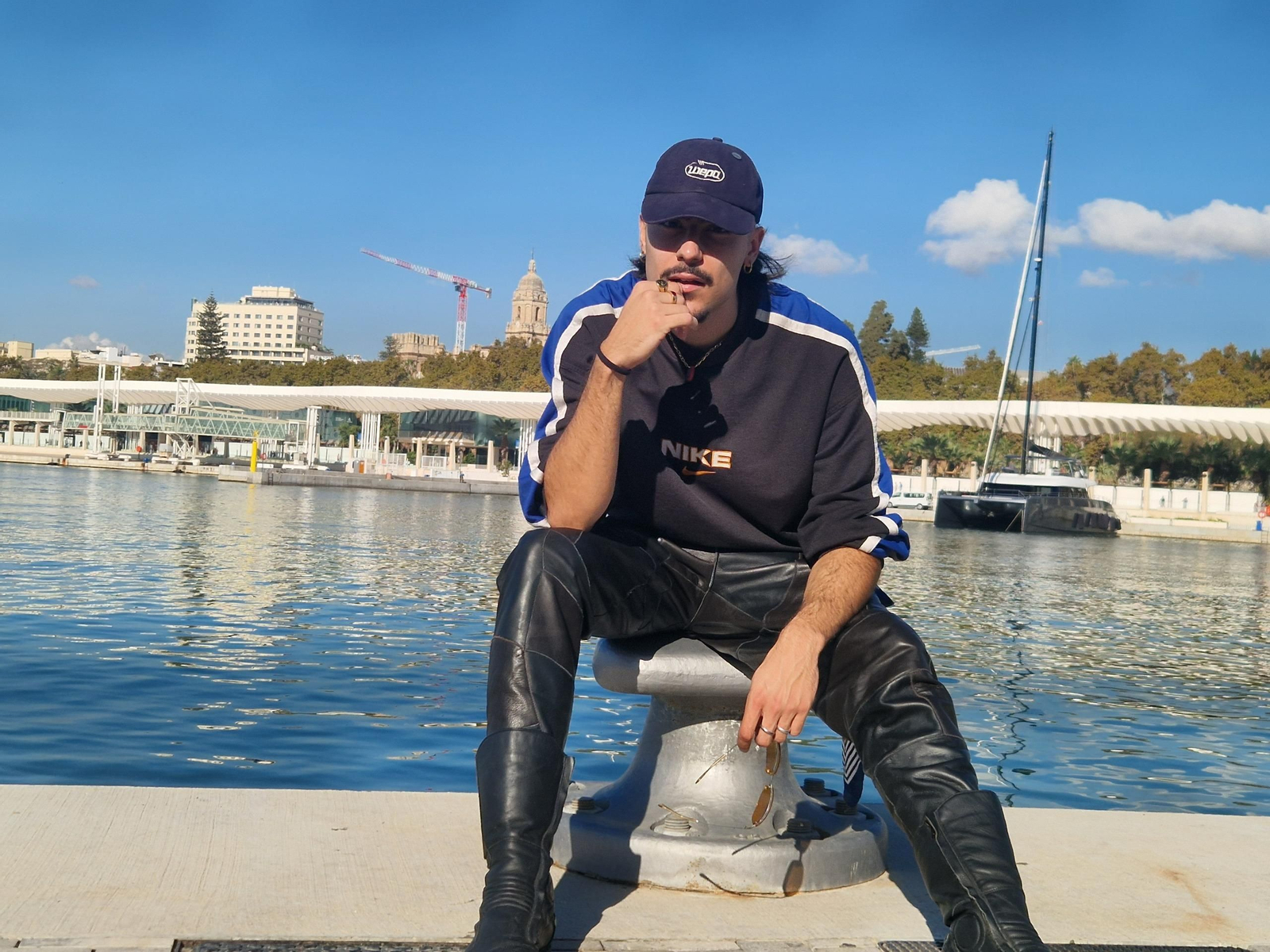 Desmelenao posa para una entrevista con este periódico.