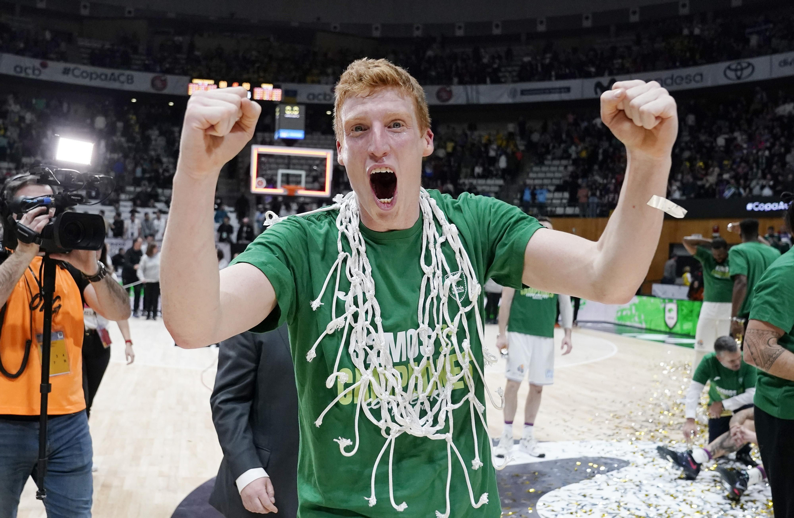Alberto Díaz, tras ganar la Copa del Rey