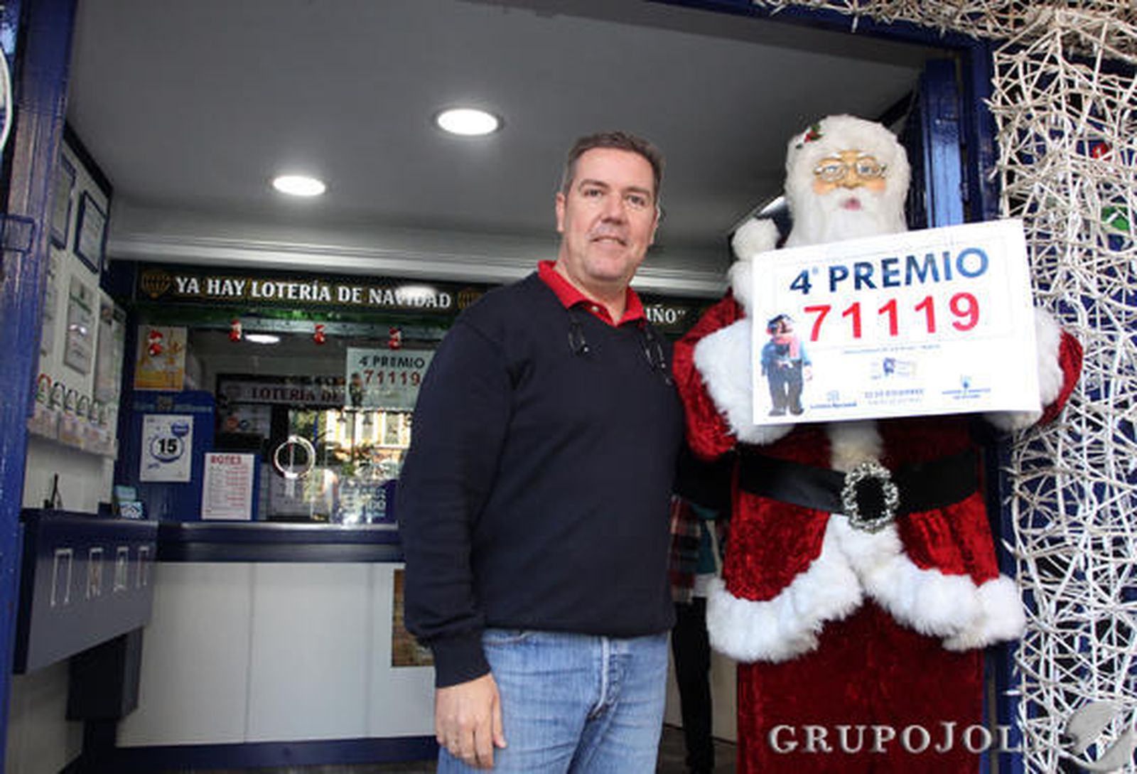 Las imágenes de una jornada de Lotería con lluvia de premios en la provincia de Huelva