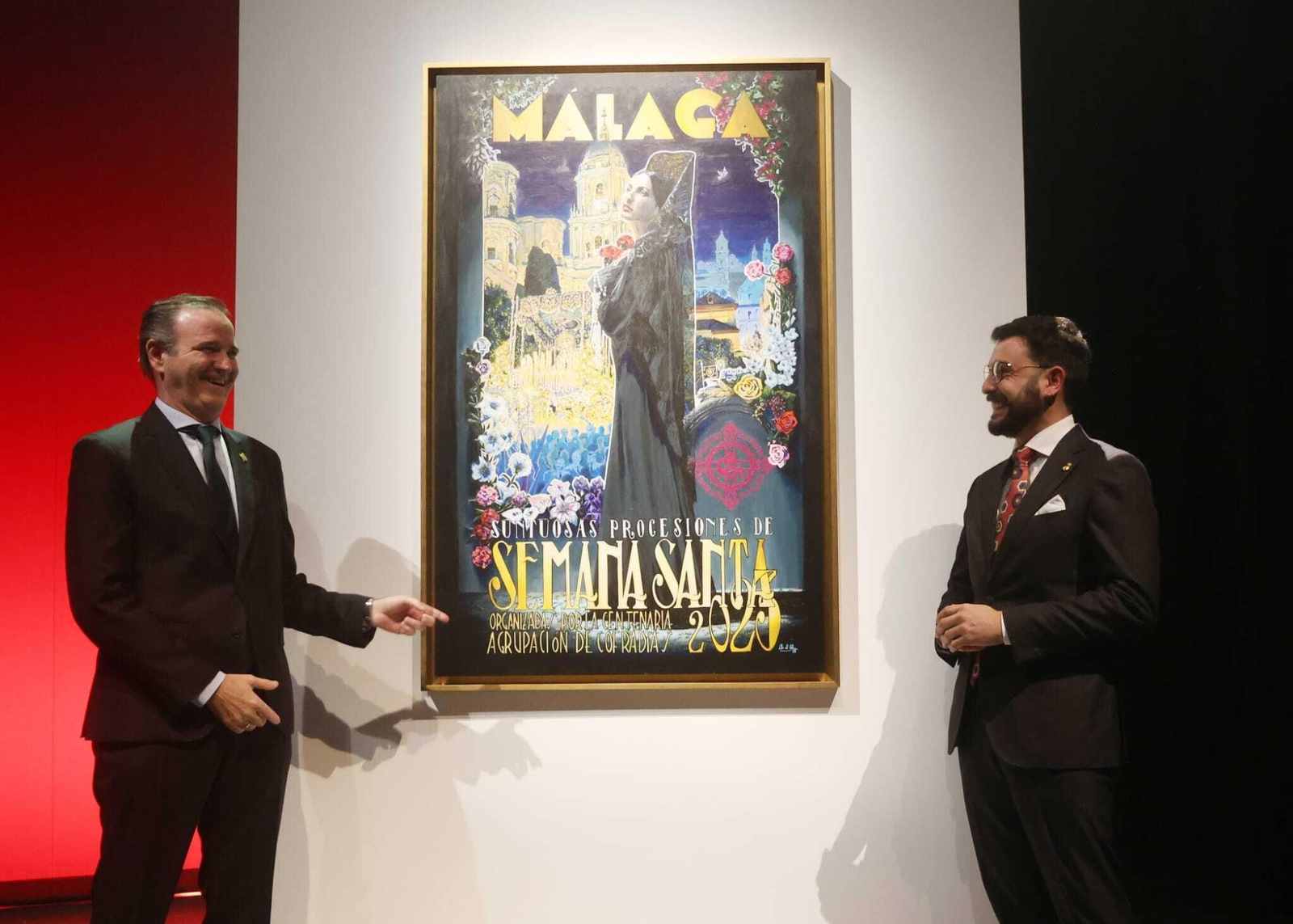 Presentación del cartel de la Semana Santa de Málaga 2023.