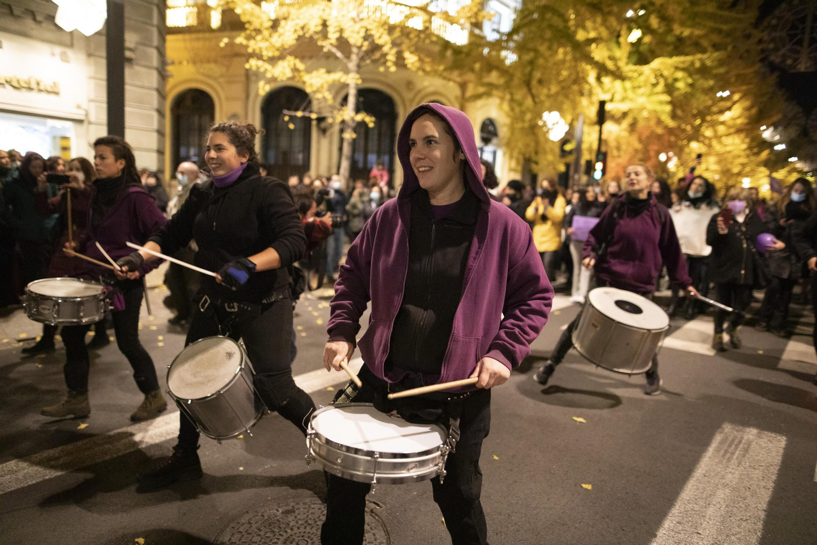 La manifestación del 25-N en Granada en imágenes