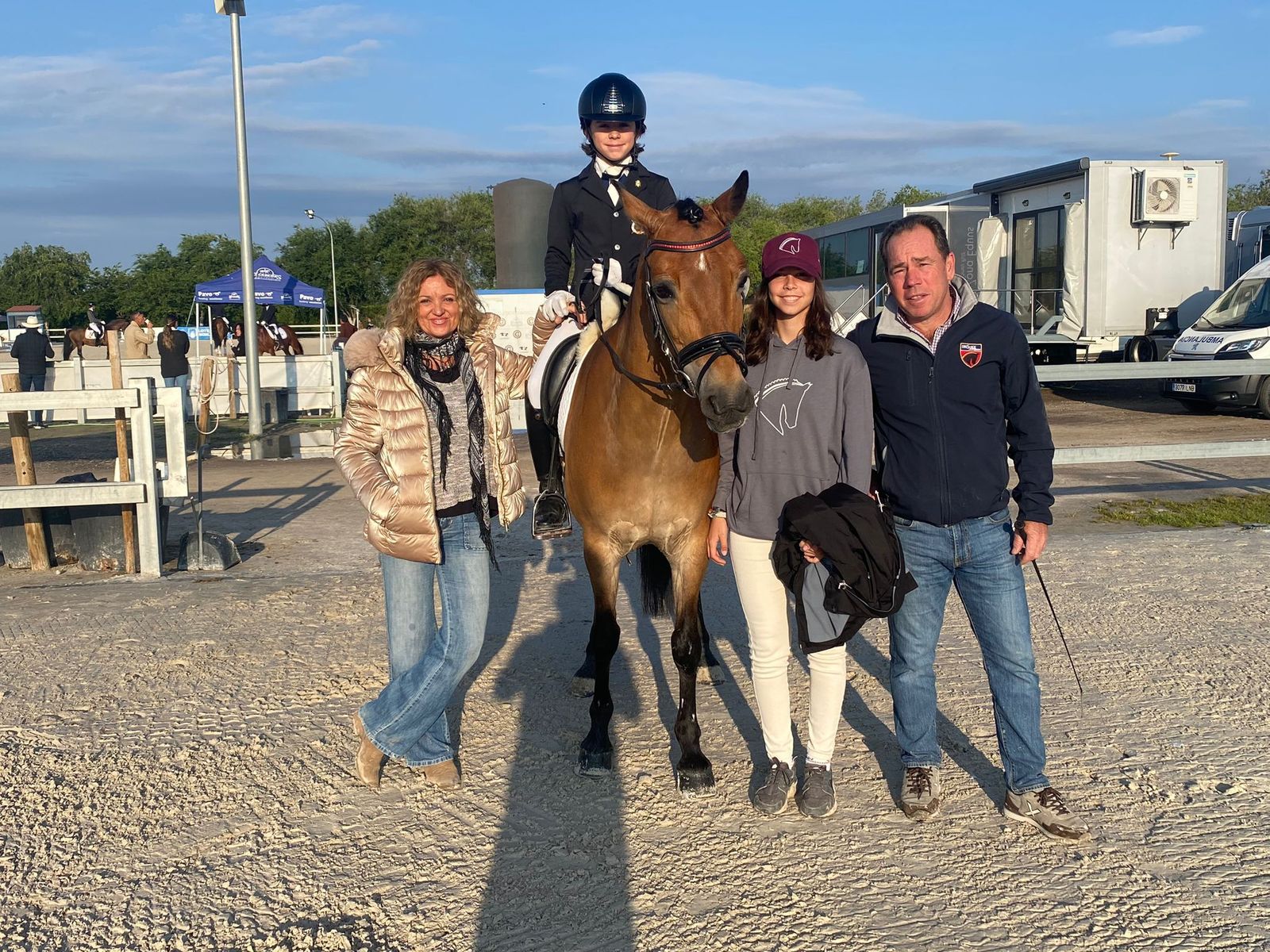 El Dressage, en el concurso de Las Cadenas, en Madrid.