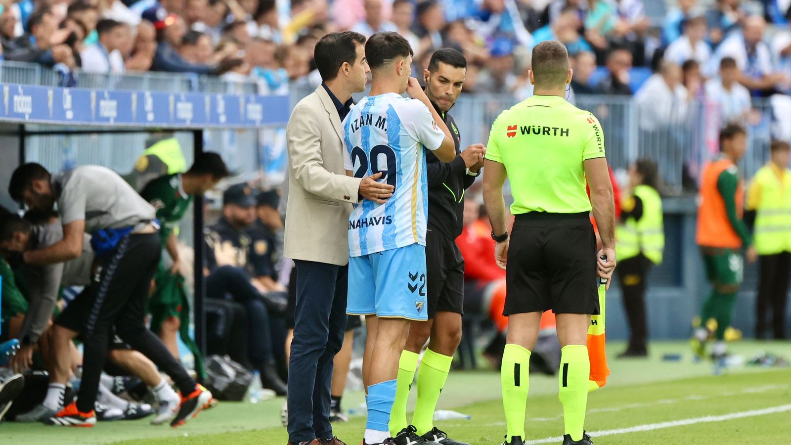 El Málaga CF - Eibar, en fotos