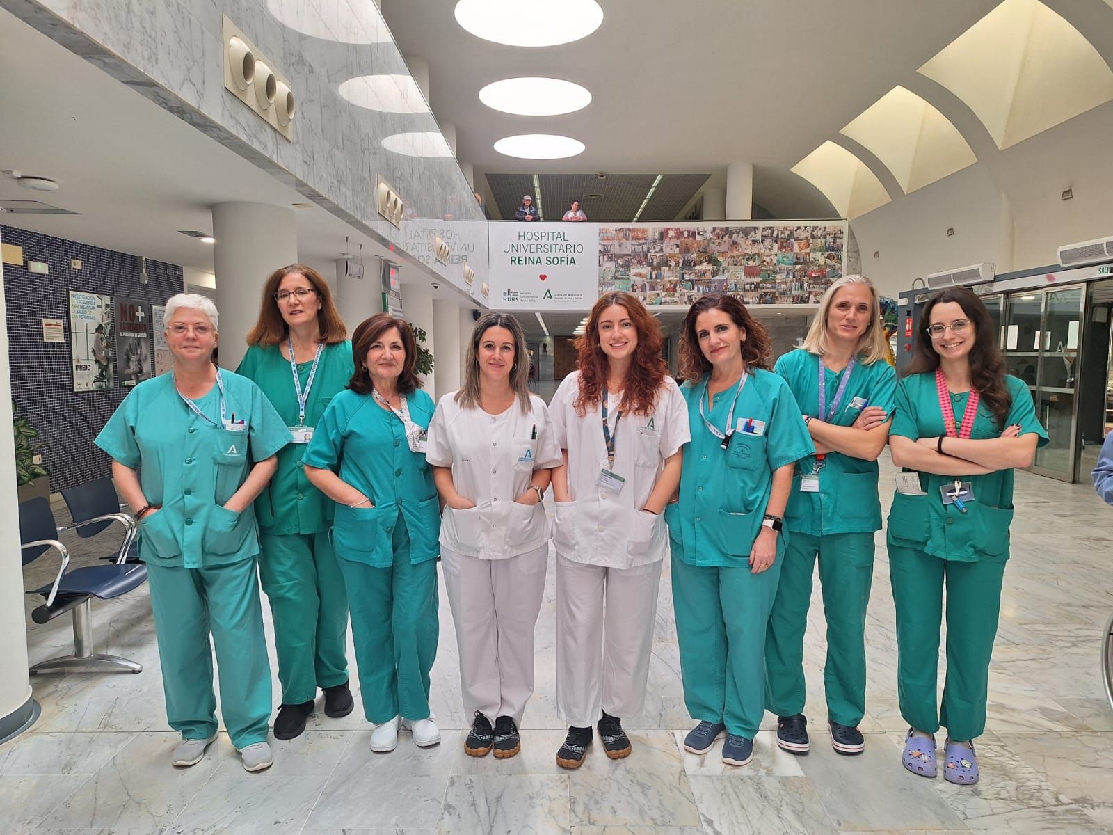 Profesionales del equipo de Neumología del Hospital Reina Sofía.