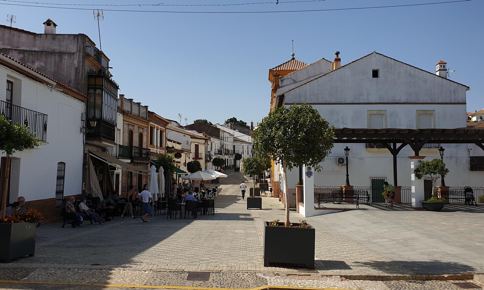 La Avenida de Andalucía de Zalamea la Real.