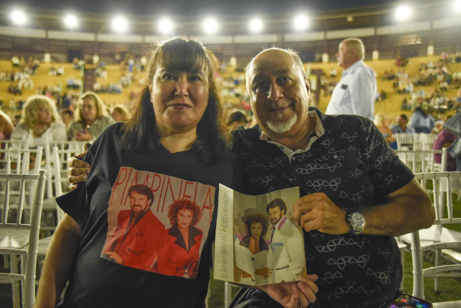 Fotos del concierto de Pimpinela en La Línea