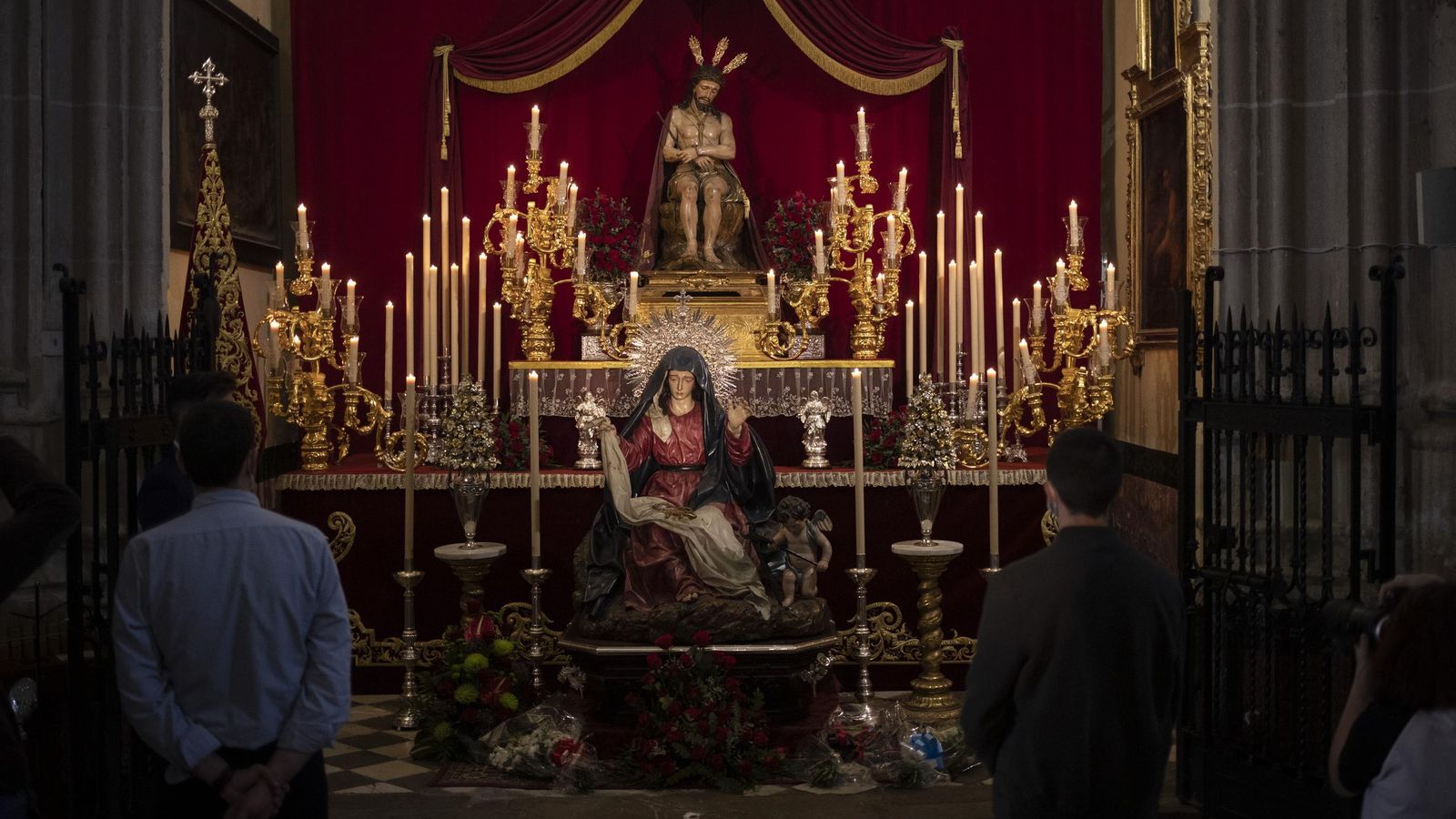 Altar de Solemnes Cultos de la Hermandad de la Cañilla, Semana Santa 2021. ARCHIVO (Granada Hoy)