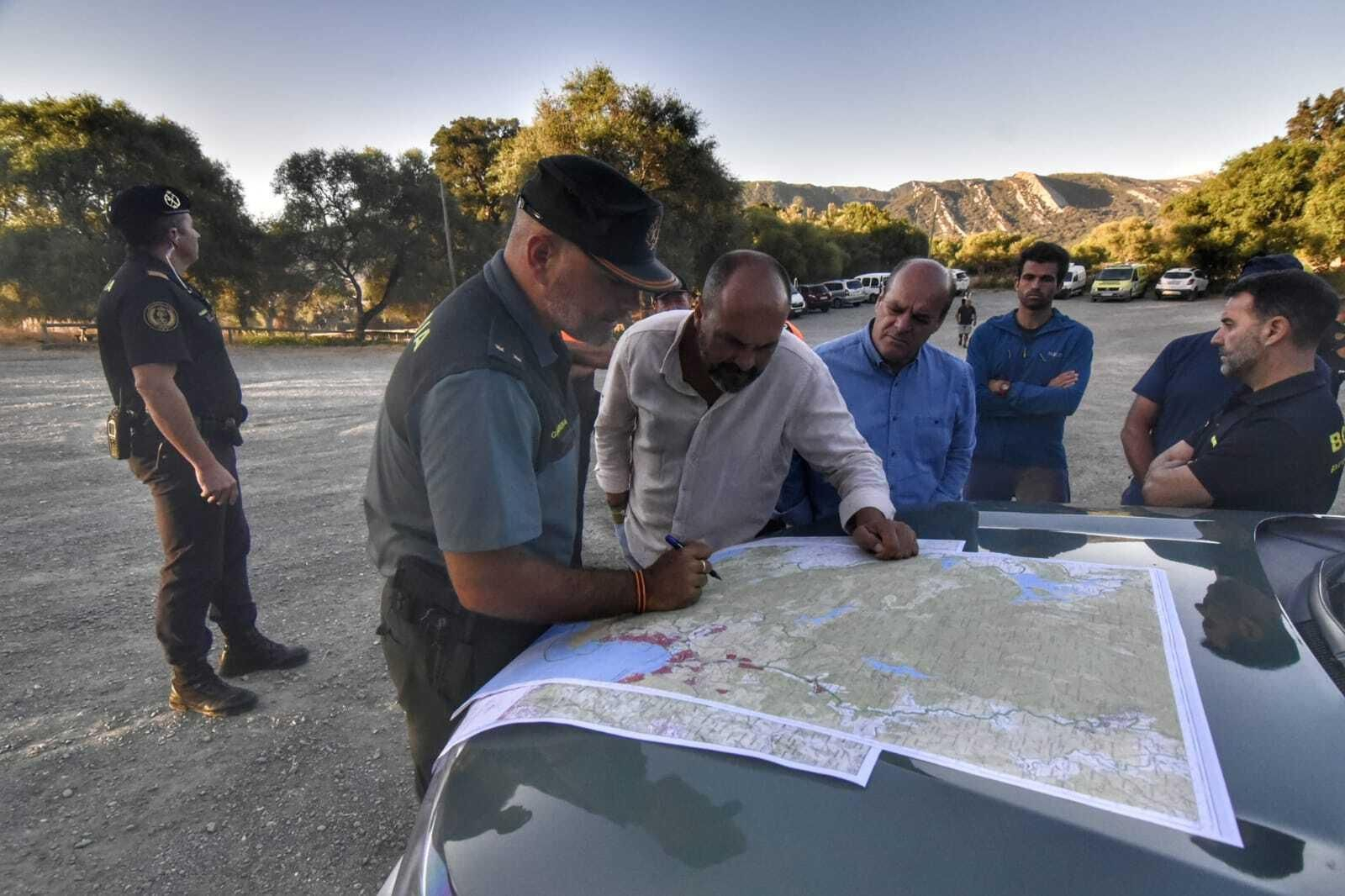 Operativo de búsqueda de Paco Cano en Los Barrios en agosto de 2022.