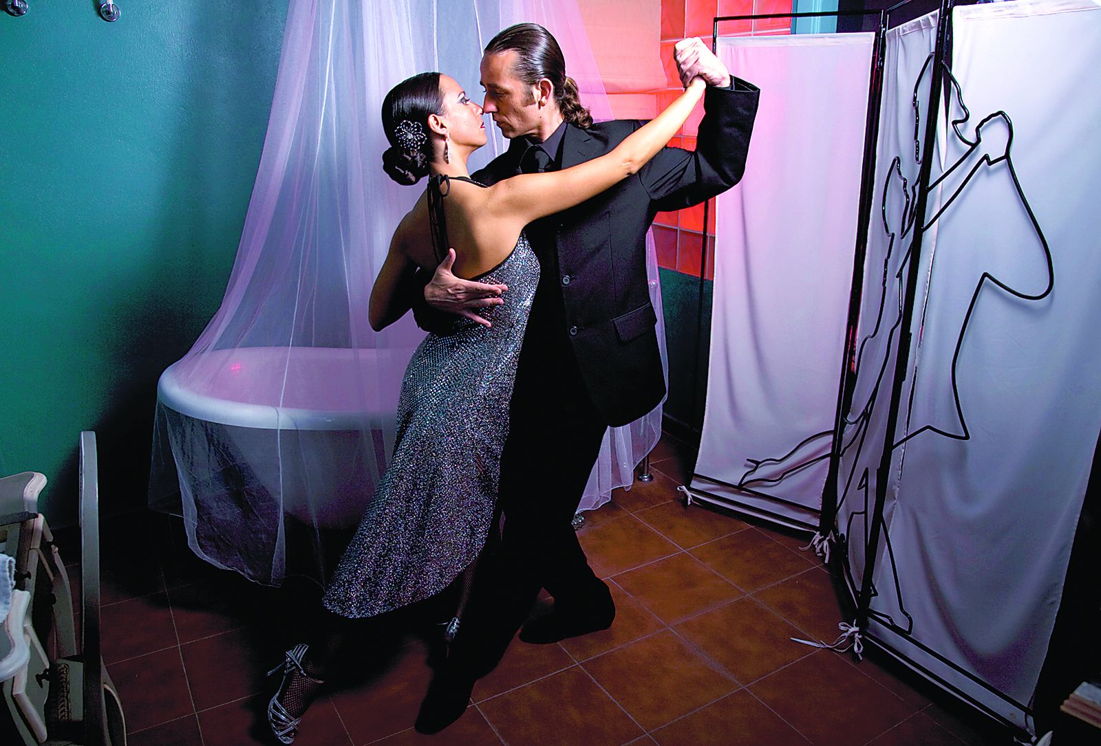 Imagen de archivo de una pareja de baile