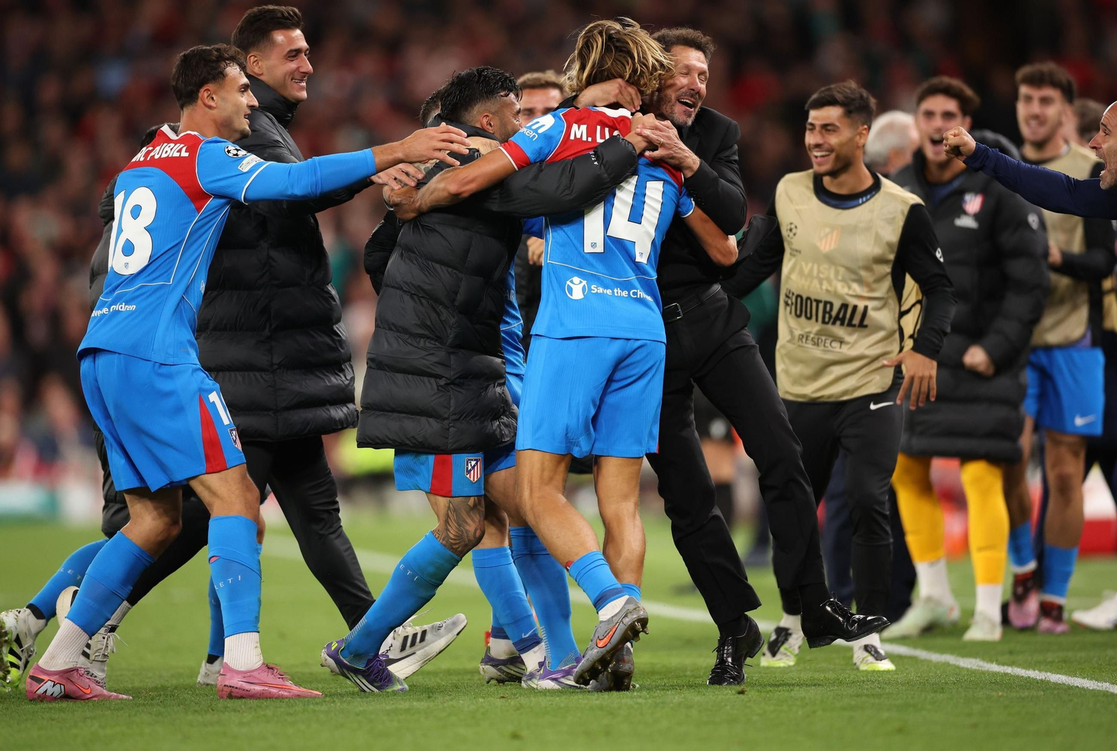 Las fotos del Liverpool - Atlético de Madrid