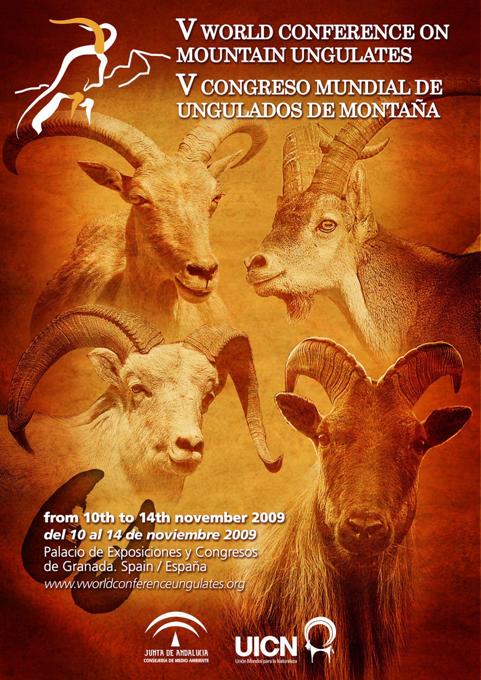 Granada será la capital mundial de los ungulados de montaña