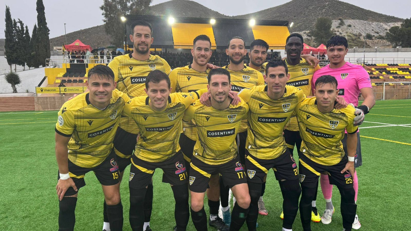 Once presentado por el Cantoria en el derbi almeriense frente al Cuevas de este pasado fin de semana.