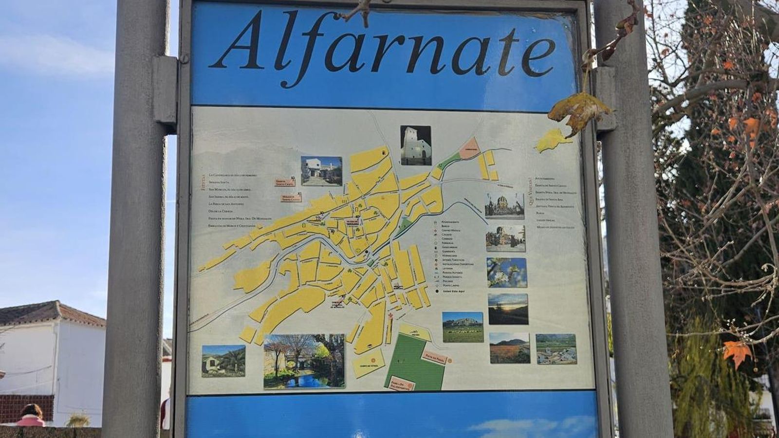 Alfarnate, mapa del municipio