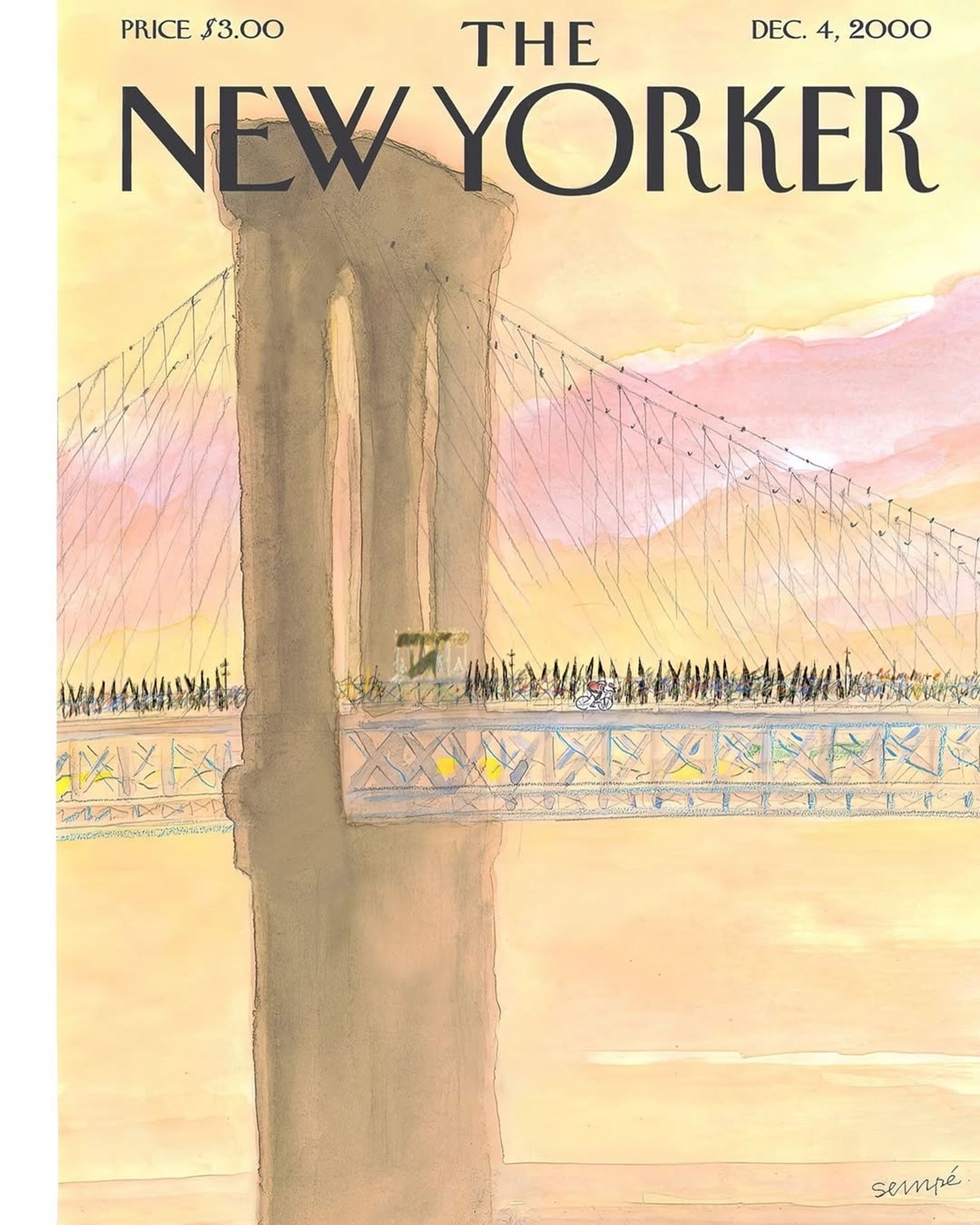 Una de las ilustraciones inspiradas en 'The New Yorker'