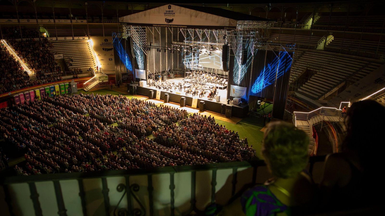 Concierto inaugural de la Bienal de Flamenco en la Plaza de Toros de Granada