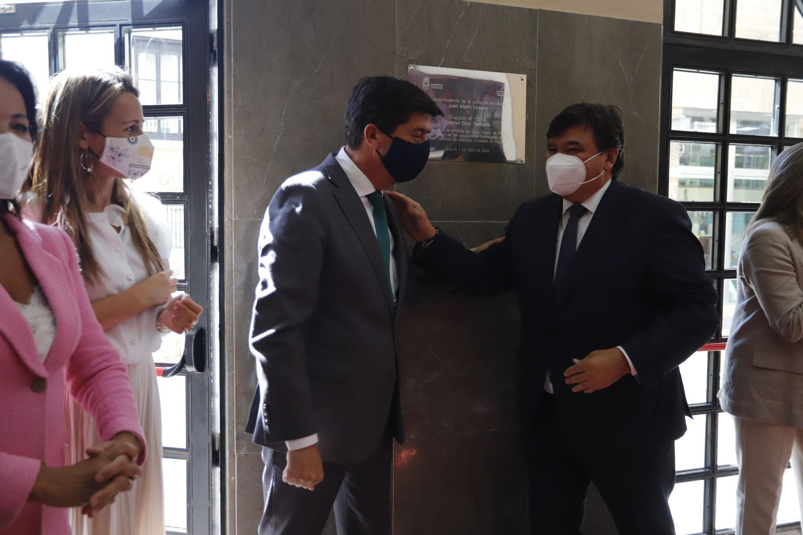 Imágenes la inauguración de la remodelación del Gran Teatro de Huelva