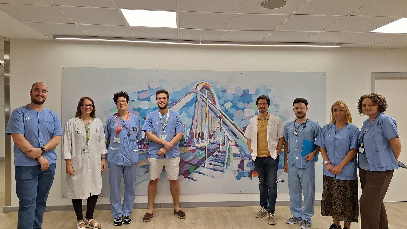 El equipo de Neurología que se encarga de coordinar las teleconsultas con Atención Primaria. El equipo de Neurología que se encarga de coordinar las teleconsultas con Atención Primaria.