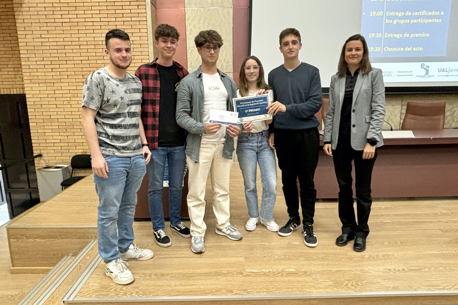 Ganadores del certamen.