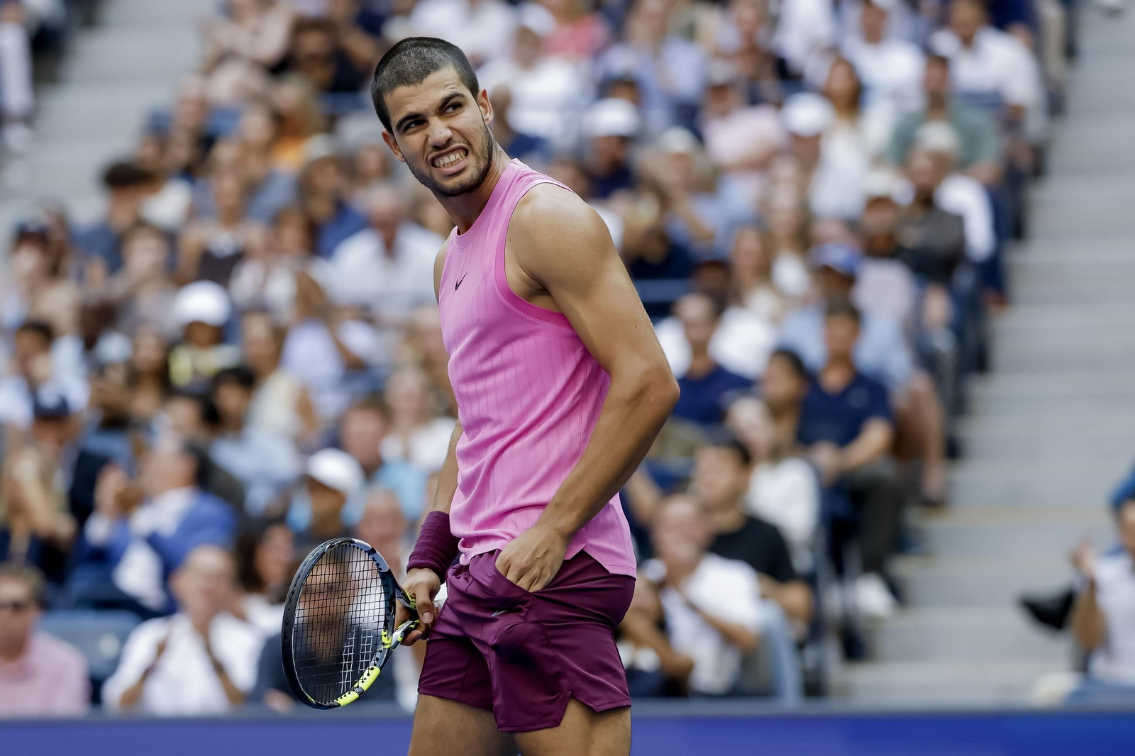 Las fotos del pase a la final de Alcaraz ante Djokovic