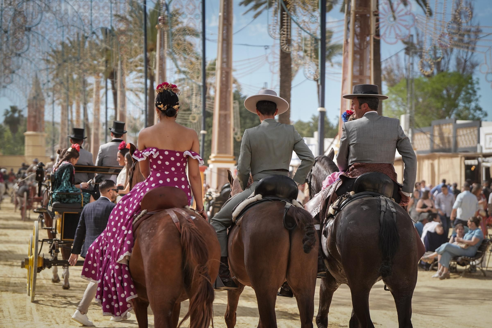 Ambiente el viernes en la Feria de Jerez en fotos