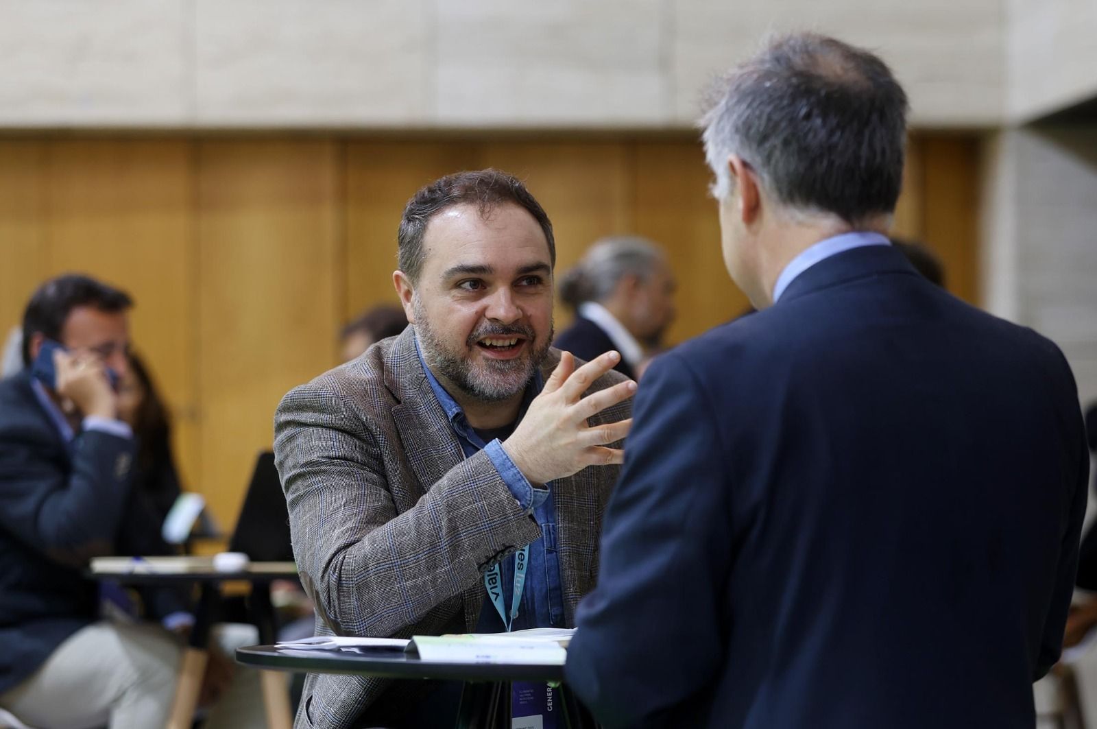 Imágenes de la mesa redonda 'H2V como vector de descarbonización' este viernes en Huelva