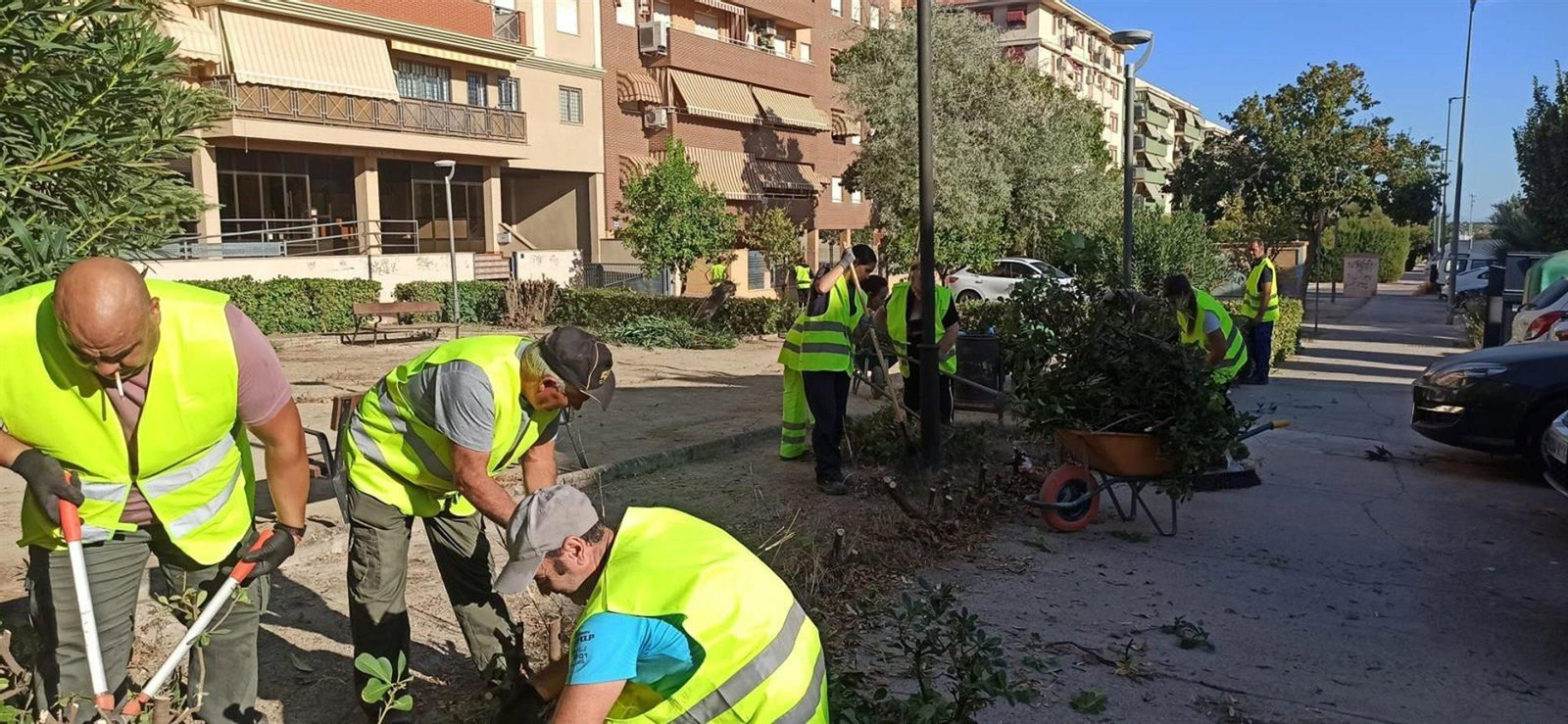 Inicio de actuaciones de renaturalización urbana.