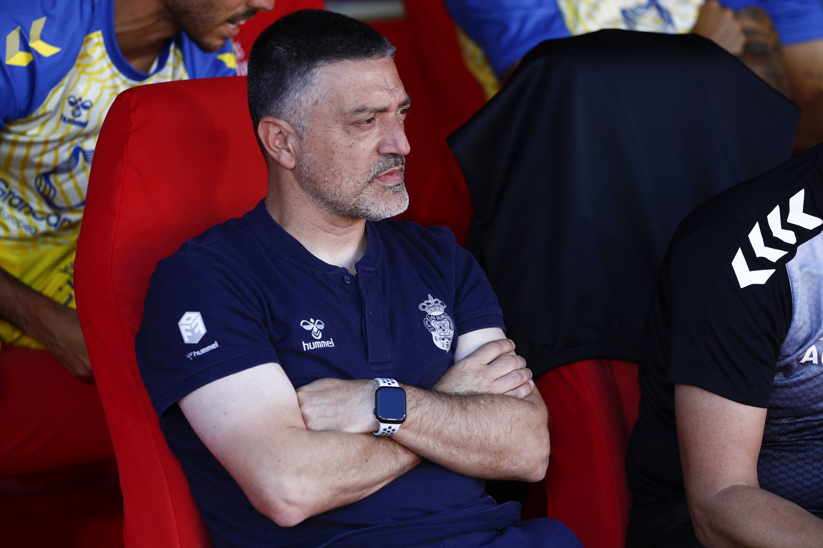 García Pimienta, en el banquillo.