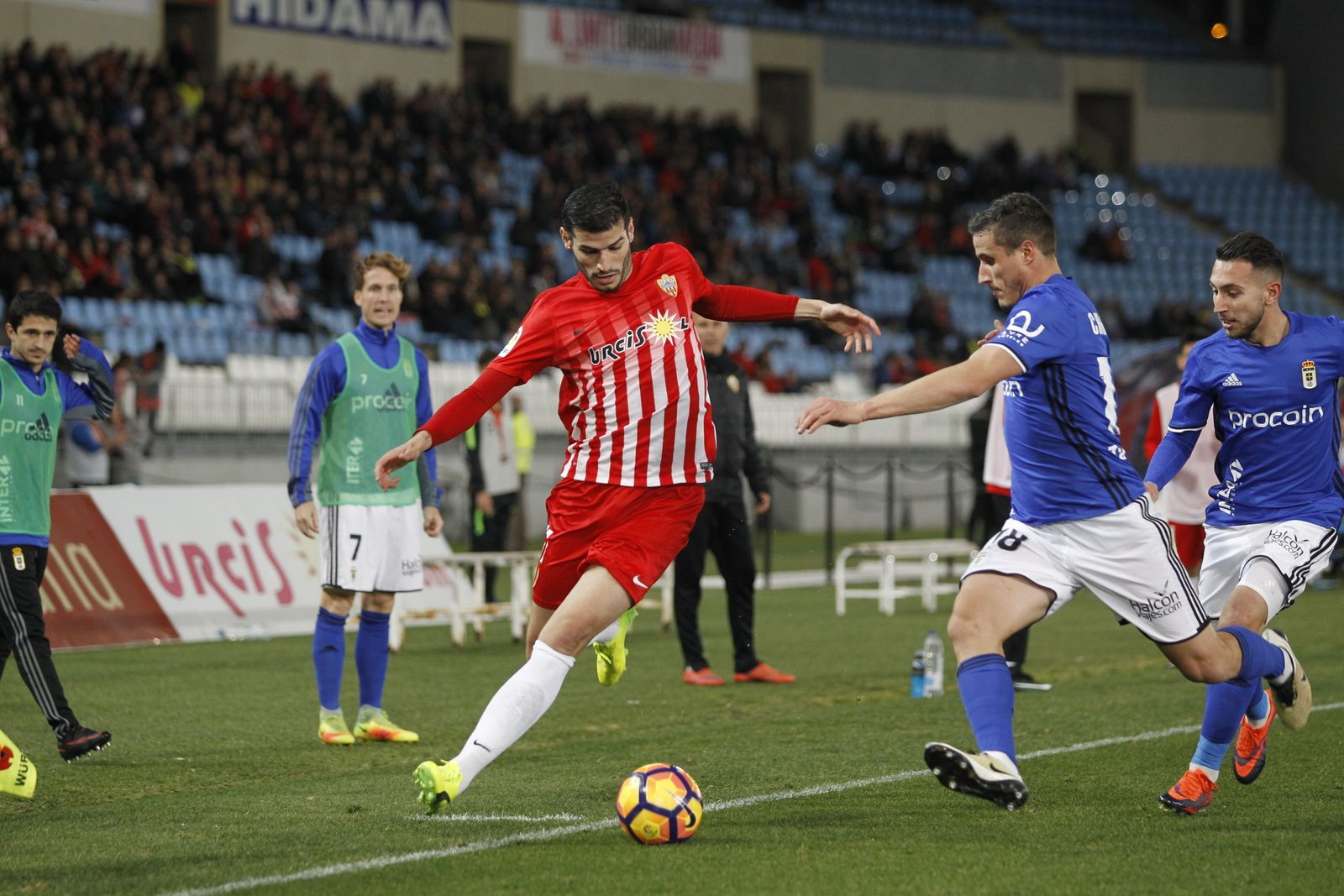 Las imágenes del UD Almería-Real Oviedo