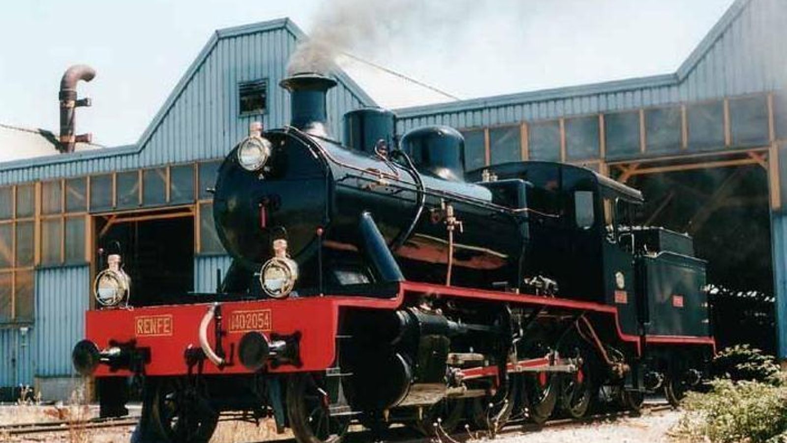 La locomotora Balwin fue utilizada en varias películas del Oeste