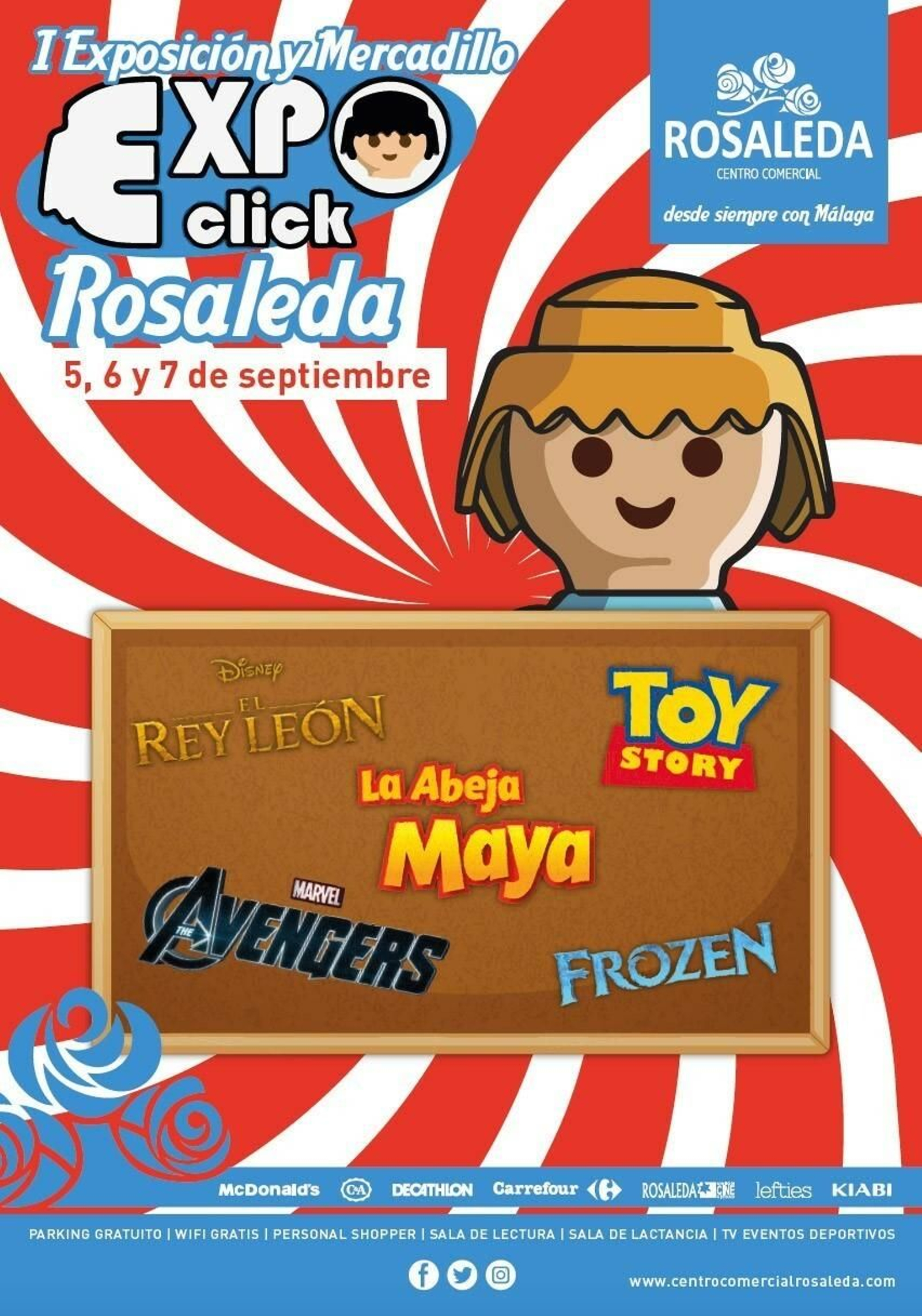 Expoclick llega al centro comercial Rosaleda.