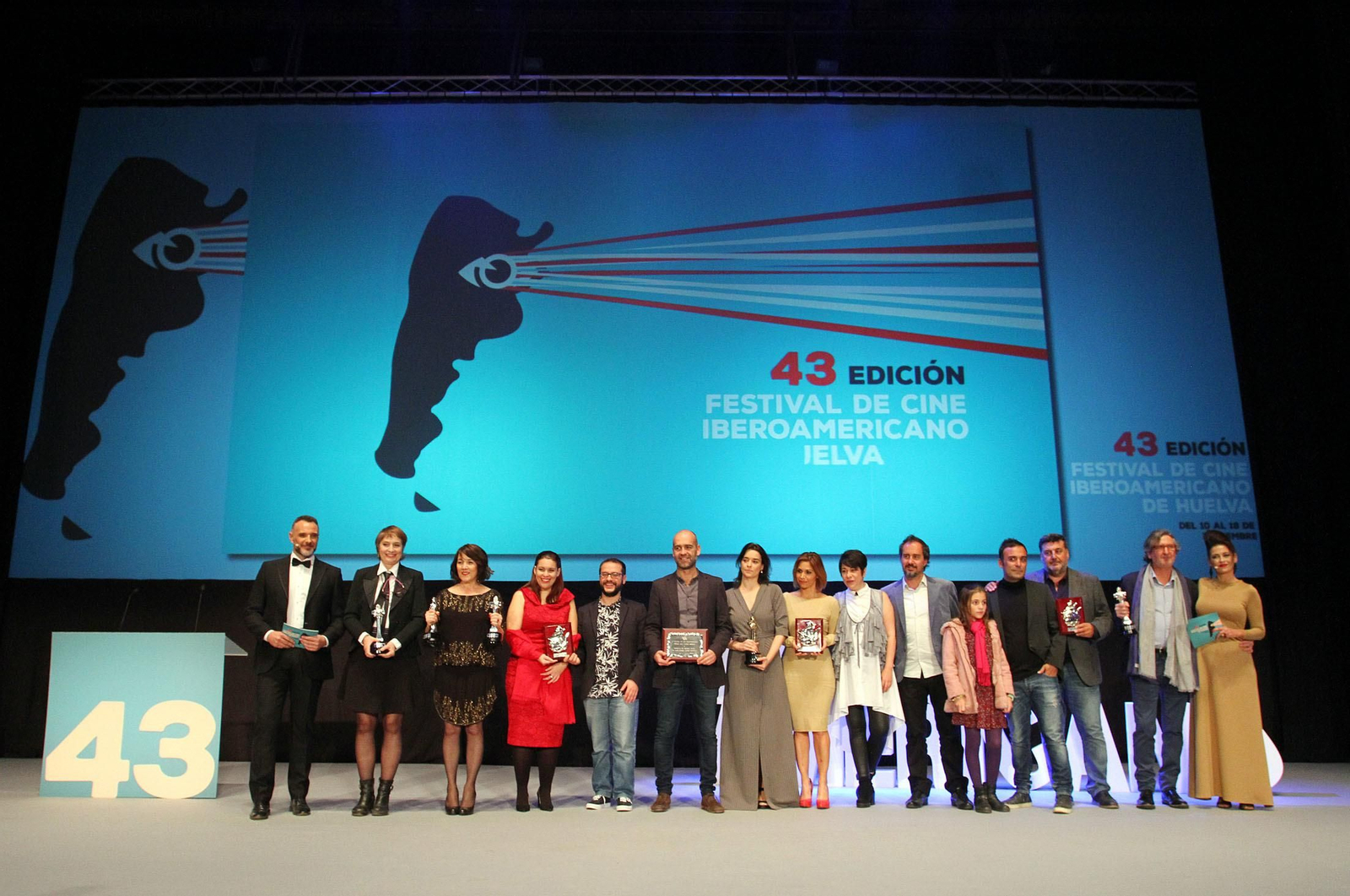 Imágenes de la gala de clausura del Festival de Cine Iberoamericano de Huelva.
